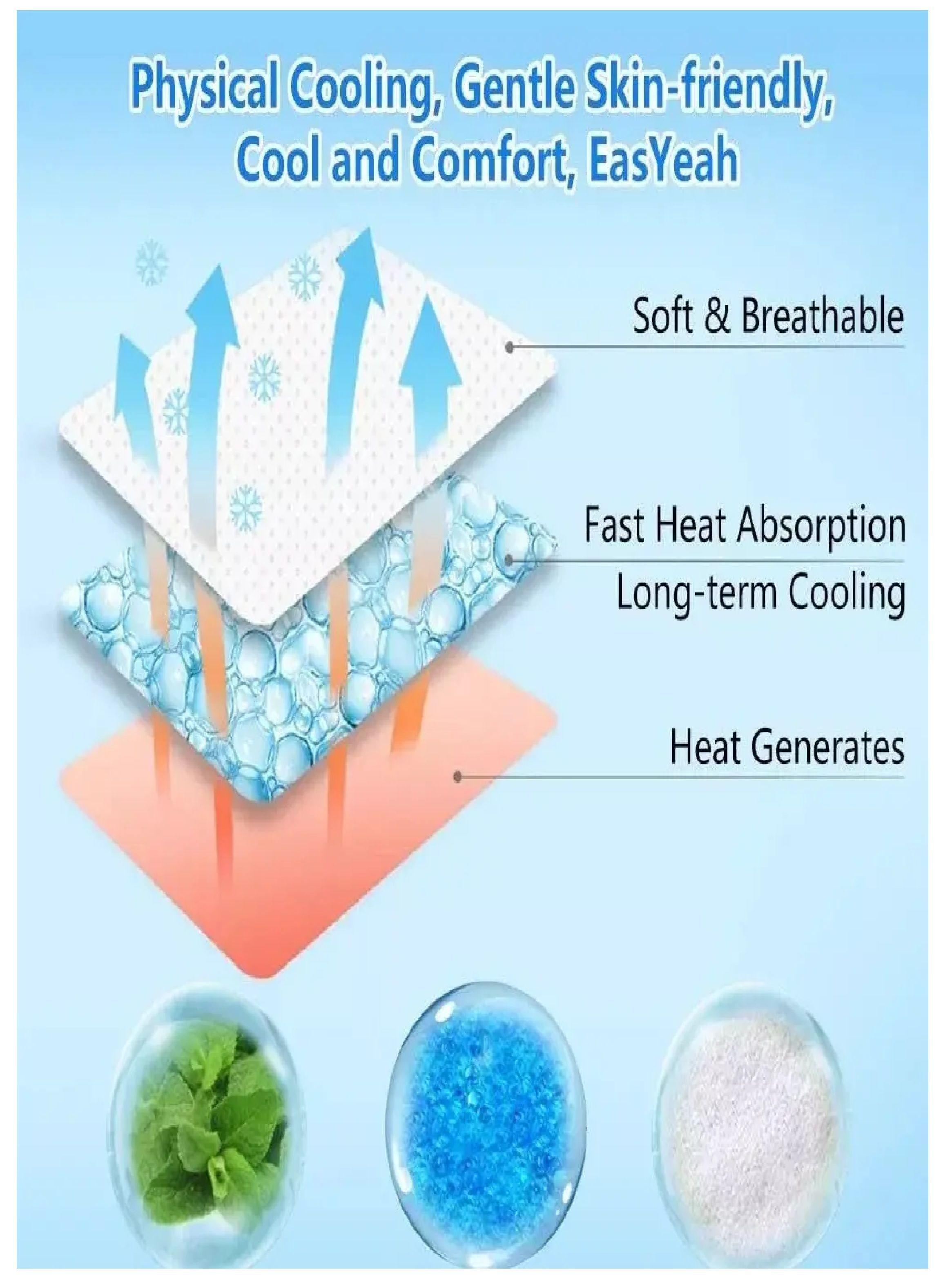 Parches De Gel Para Fiebre Bebes Niños Adulto 3 Unidades-5
