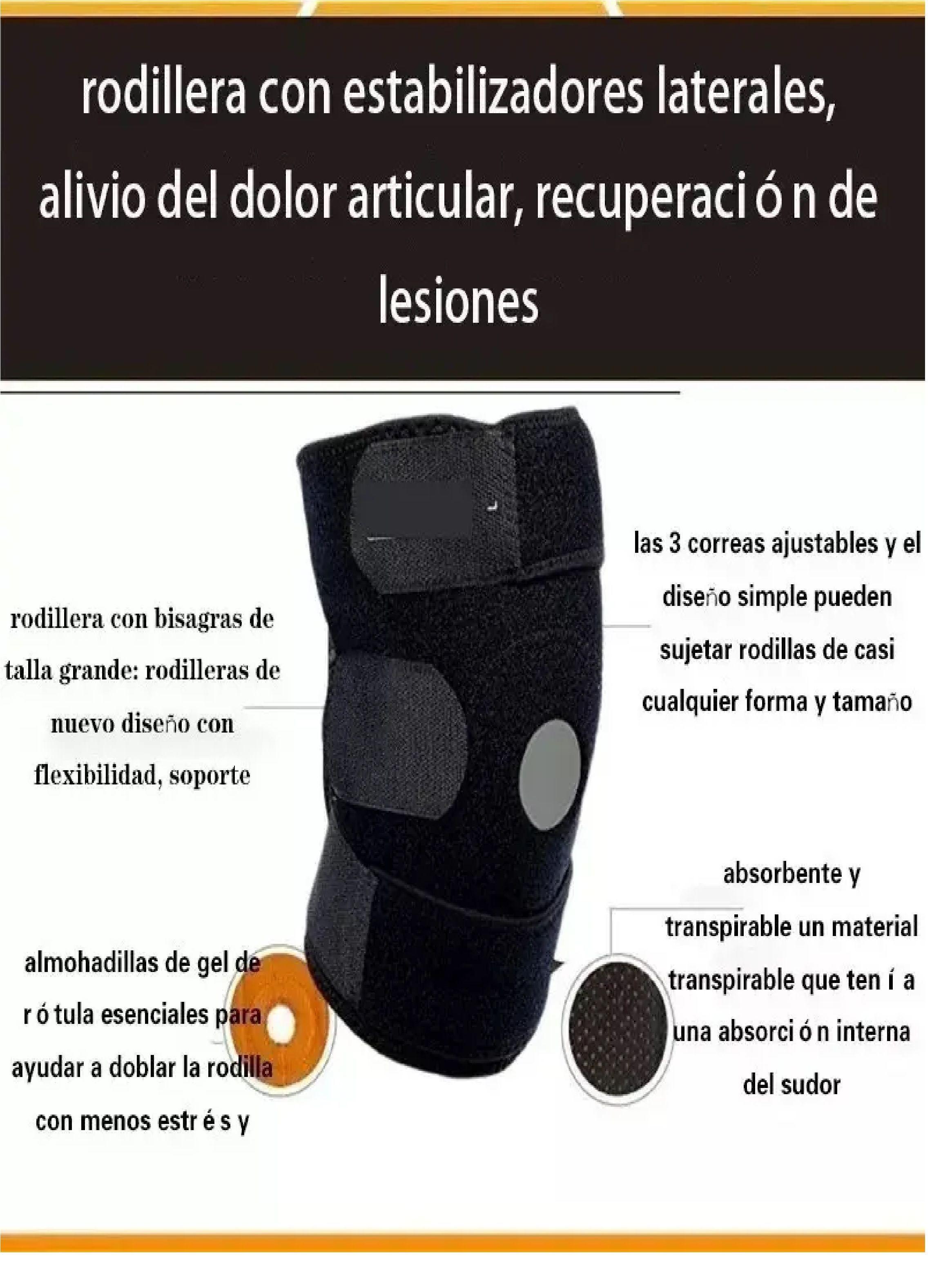Rodillera Estabilizadora Ajustable Deportiva Soporte Lateral-3