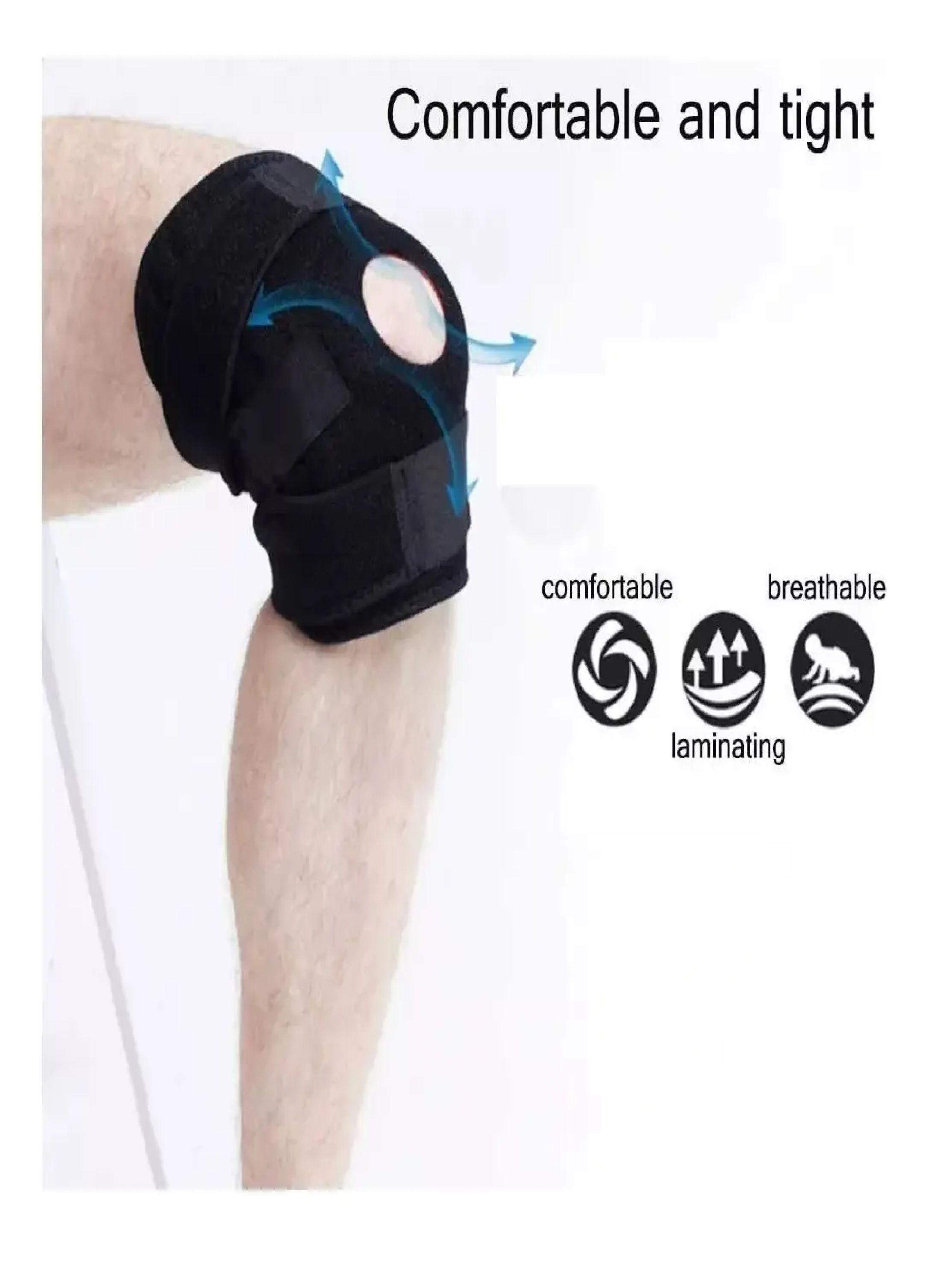 Rodillera Estabilizadora Ajustable Deportiva Soporte Lateral-4