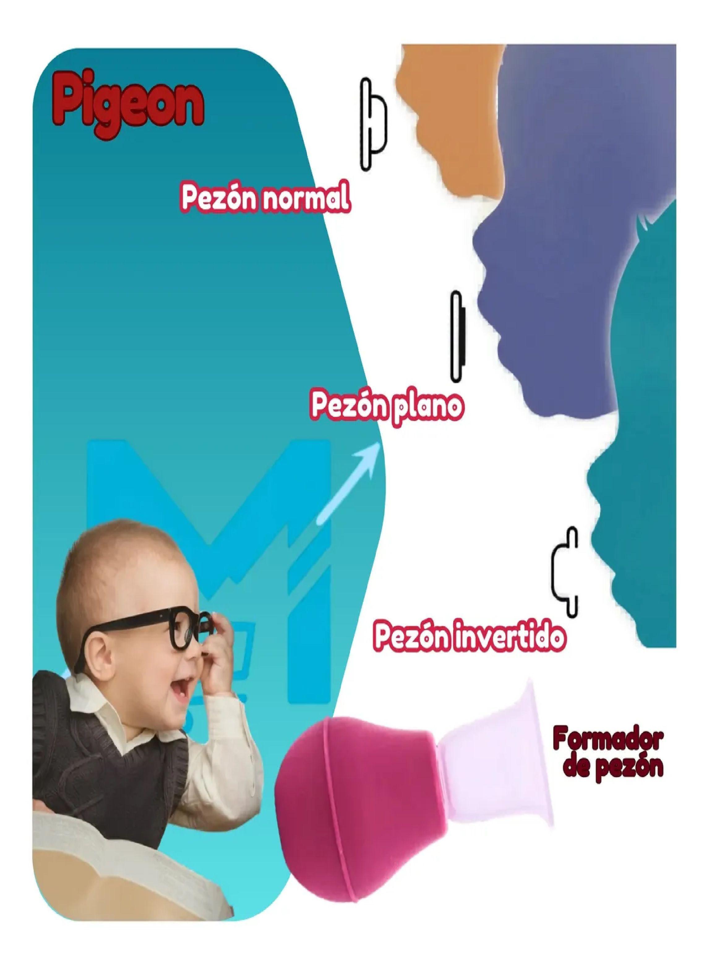 Formador De Pezon Con Estuche Pigeon Rosa Libre Bpa bps-3
