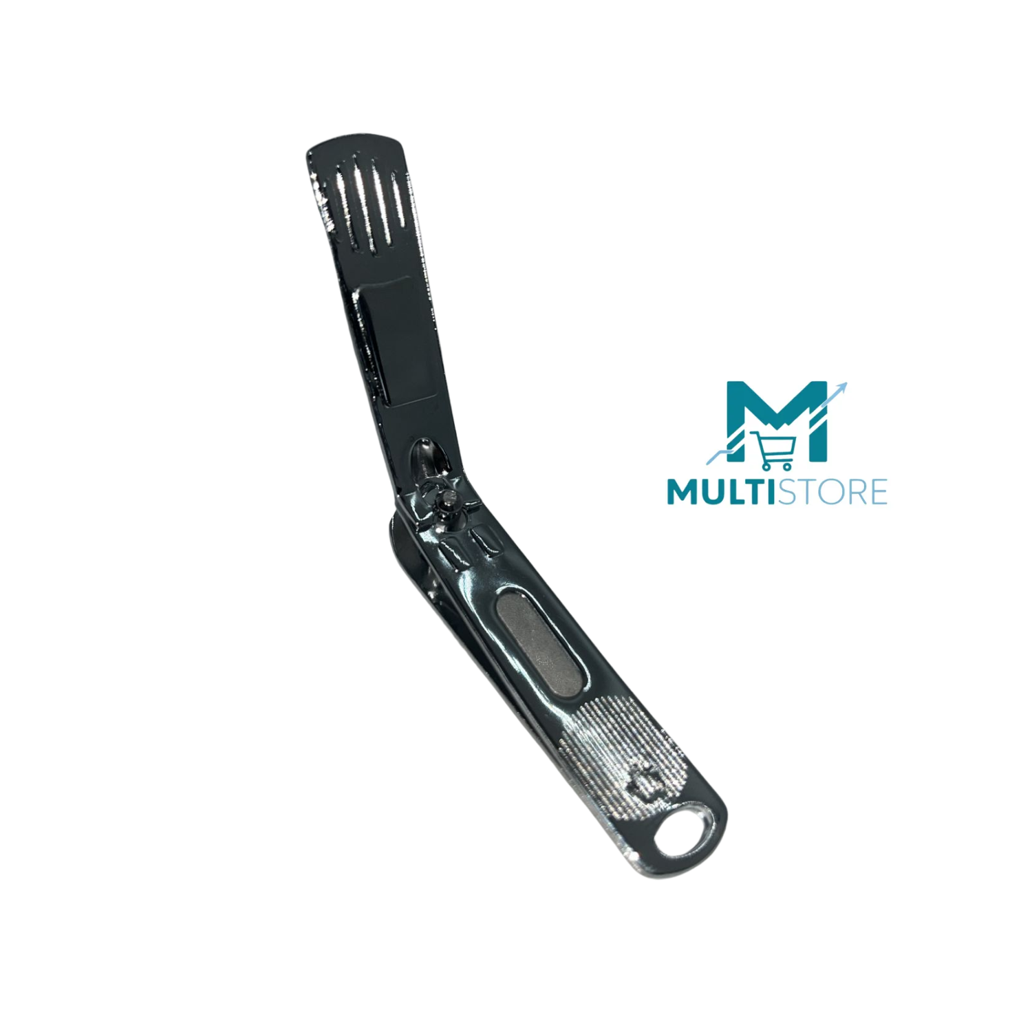 Corta Uñas Punta Inclinada Acero Inox. Manicure Pedicure Plateado-4