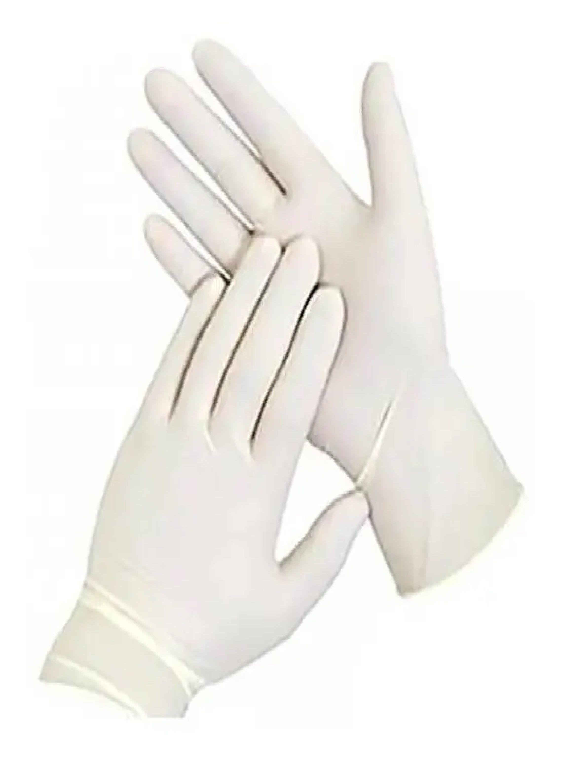 Guantes Latex Blanco Tresor Talla M Pack X 500 Unidades-2