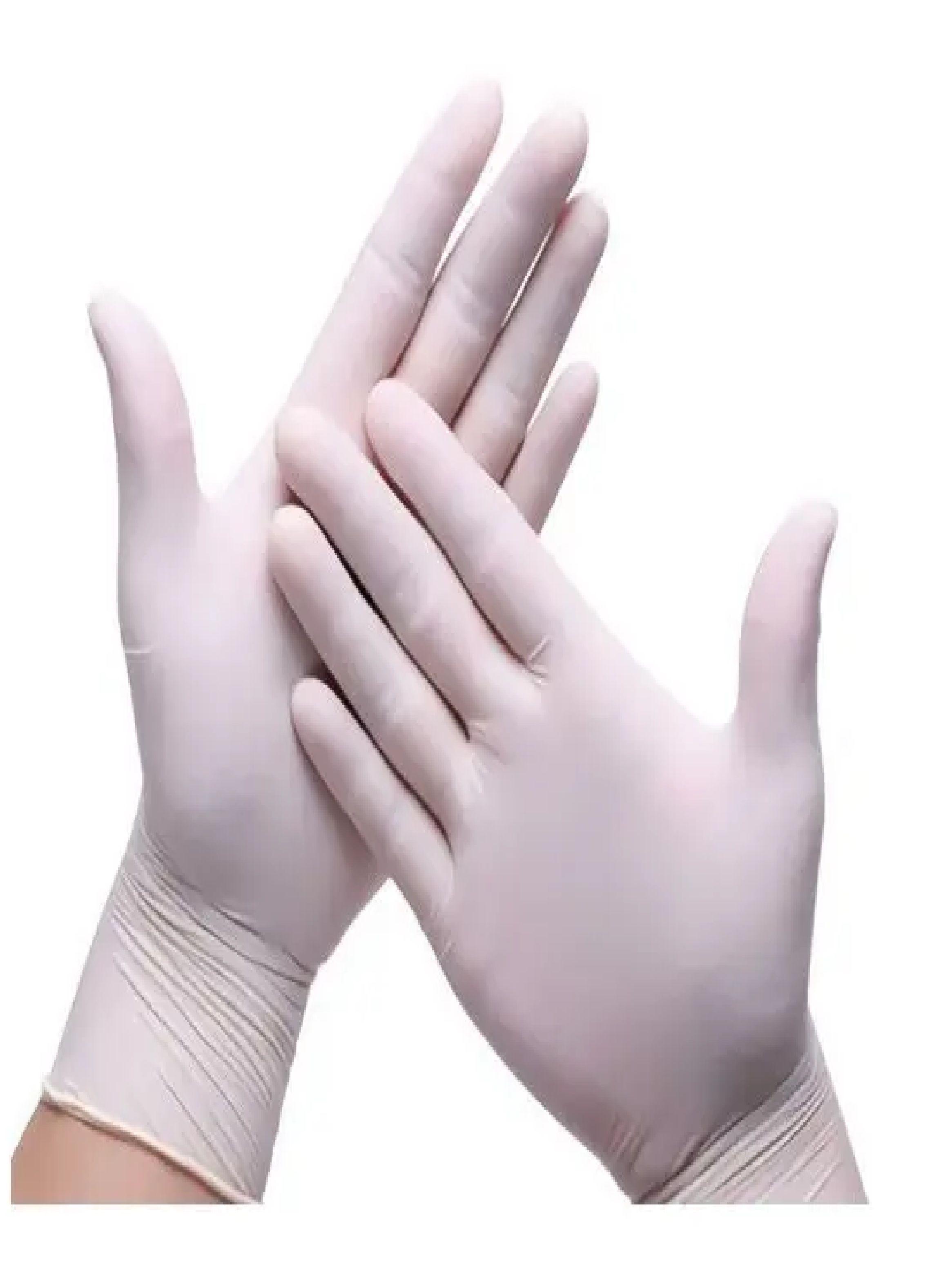 Guantes Latex Blanco Tresor Talla M Pack X 500 Unidades-3