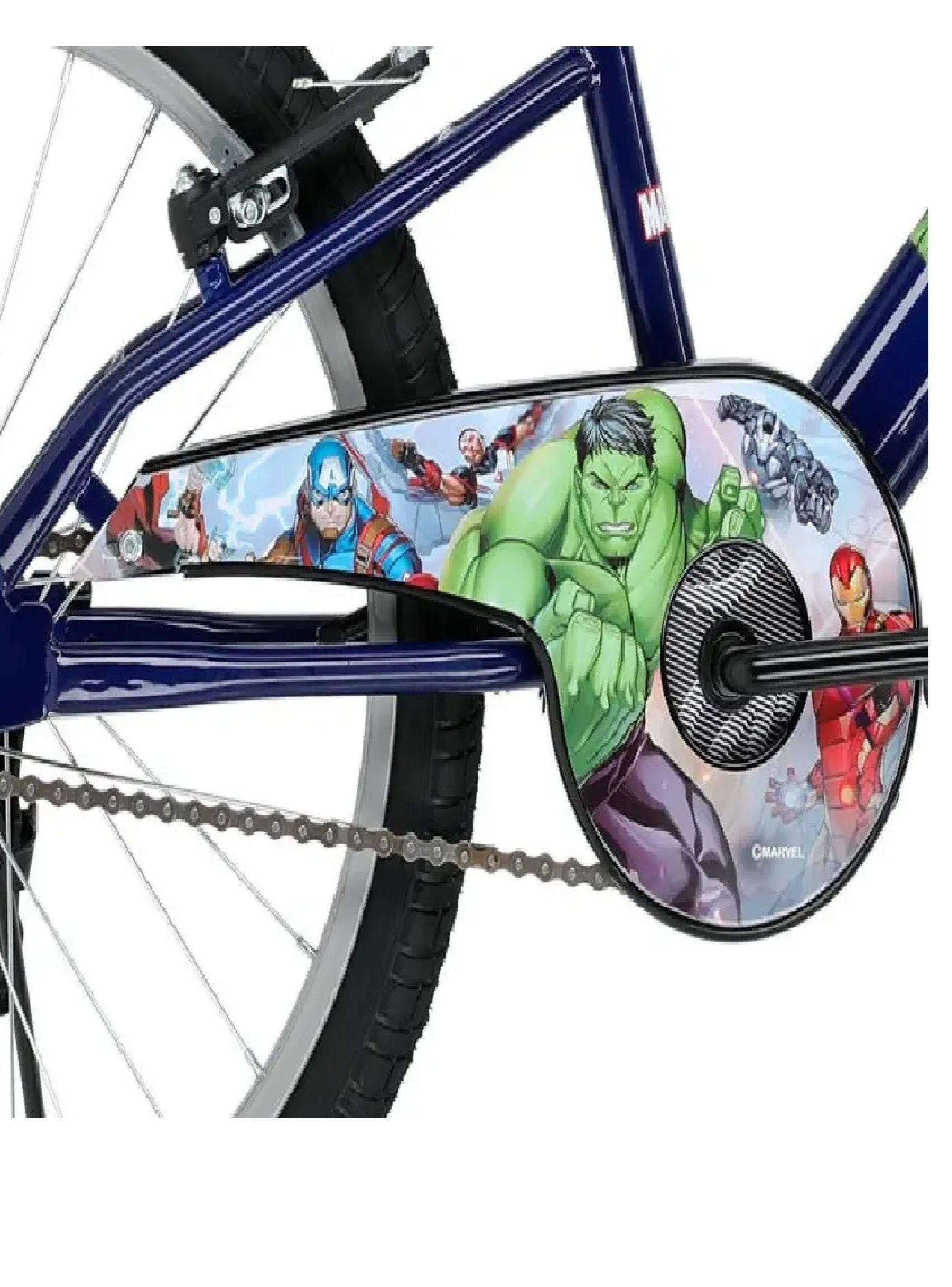 Bicicleta Lahsen Infantil Avengers Aro 20 Urbana Azul-2