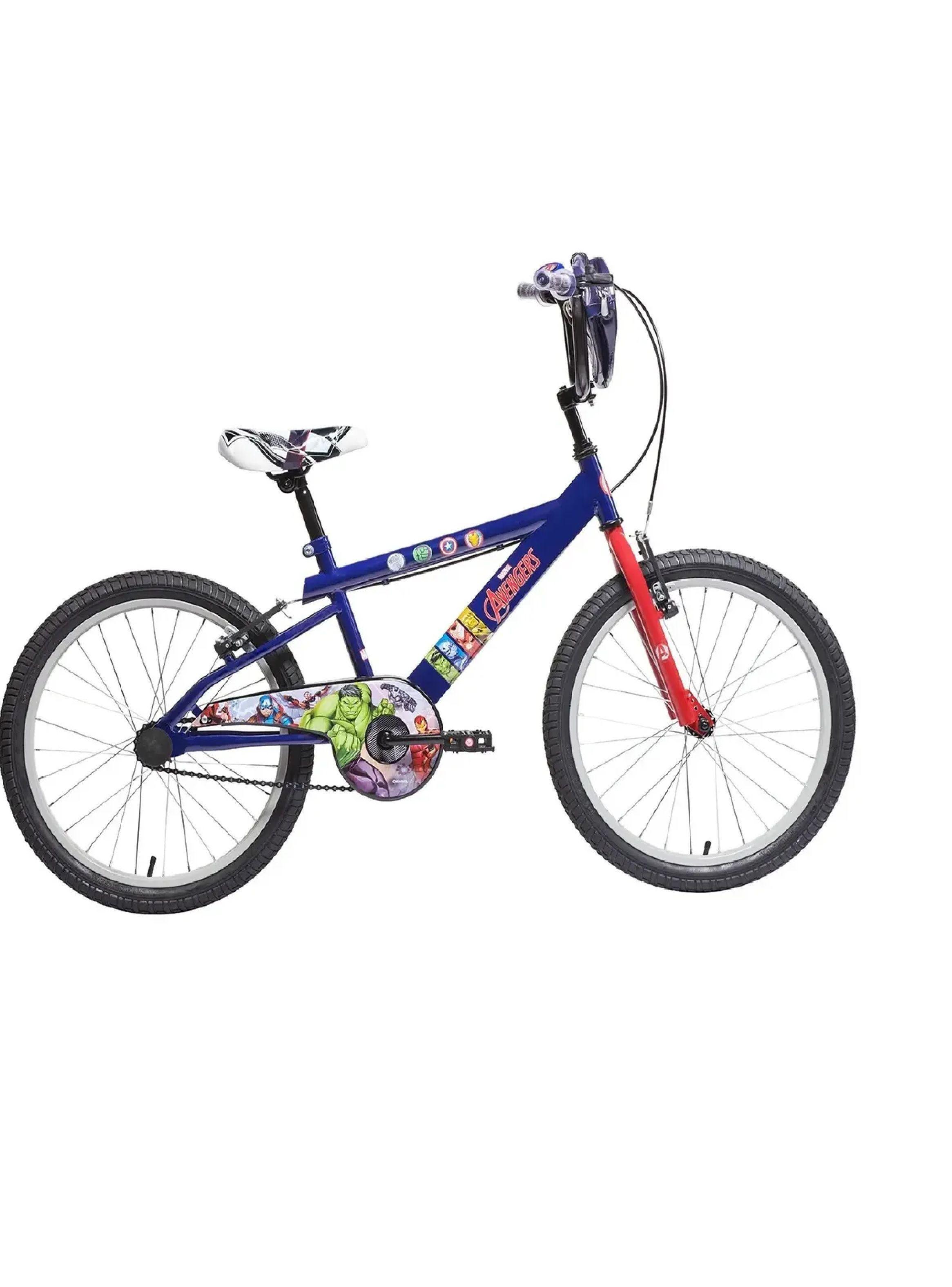 Bicicleta Lahsen Infantil Avengers Aro 20 Urbana Azul-4