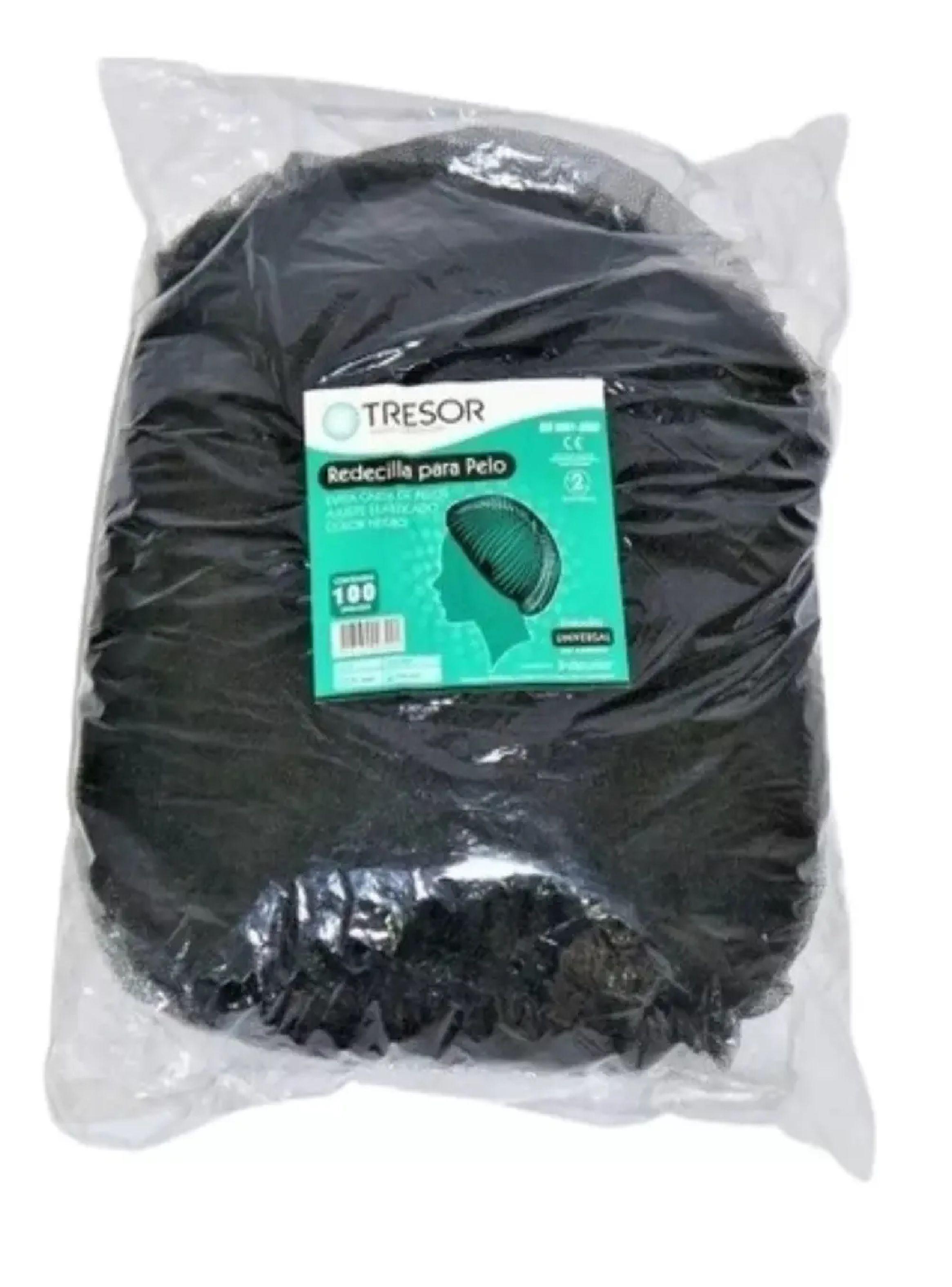 Gorro Redecilla De Pelo Negra X100 Unidades Malla Tresor-2