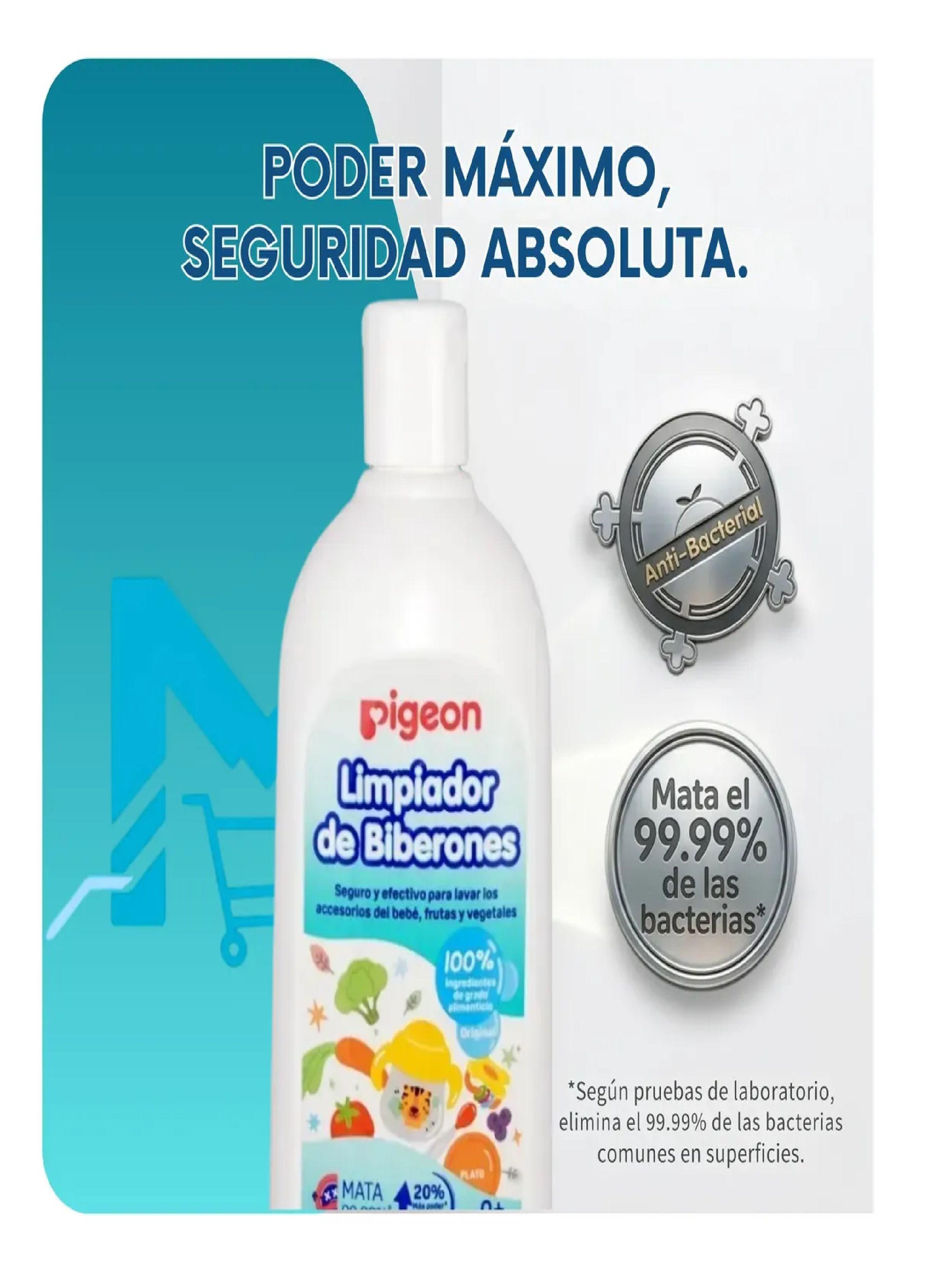Limpiador De Biberon Mamadera Pigeon 200ml Antibacterial-2