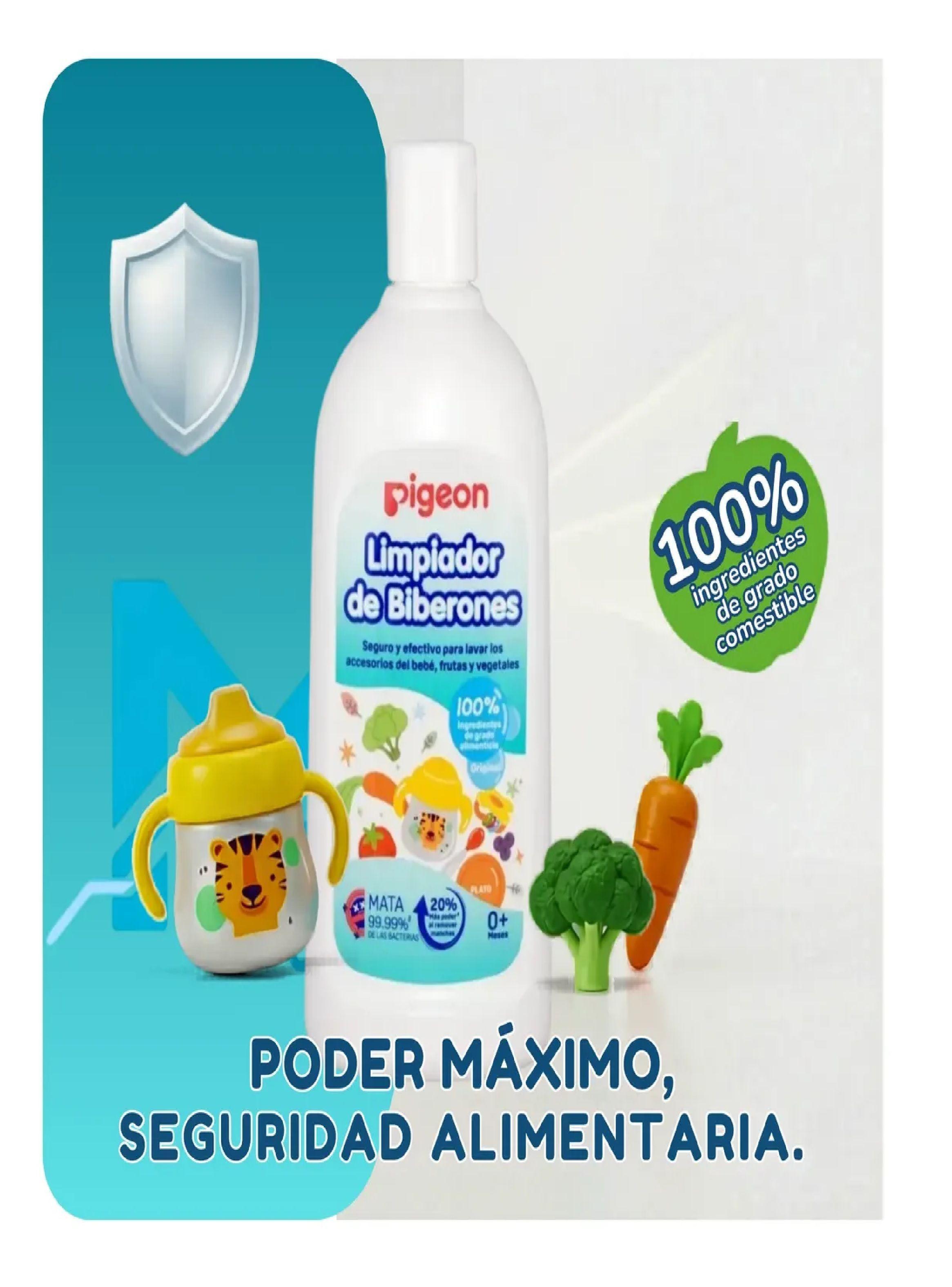 Limpiador De Biberon Mamadera Pigeon 200ml Antibacterial-3