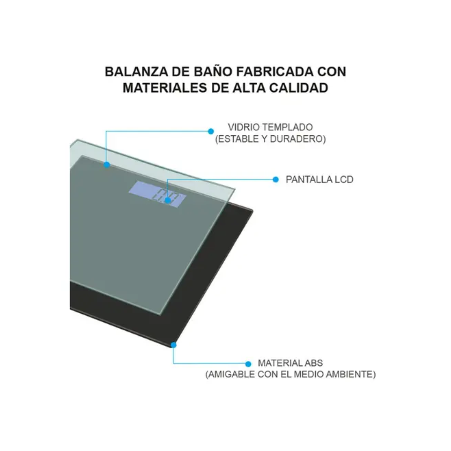 Balanza Digital Pesa De Baño Nex® Precisión Y Estilo Peso-3