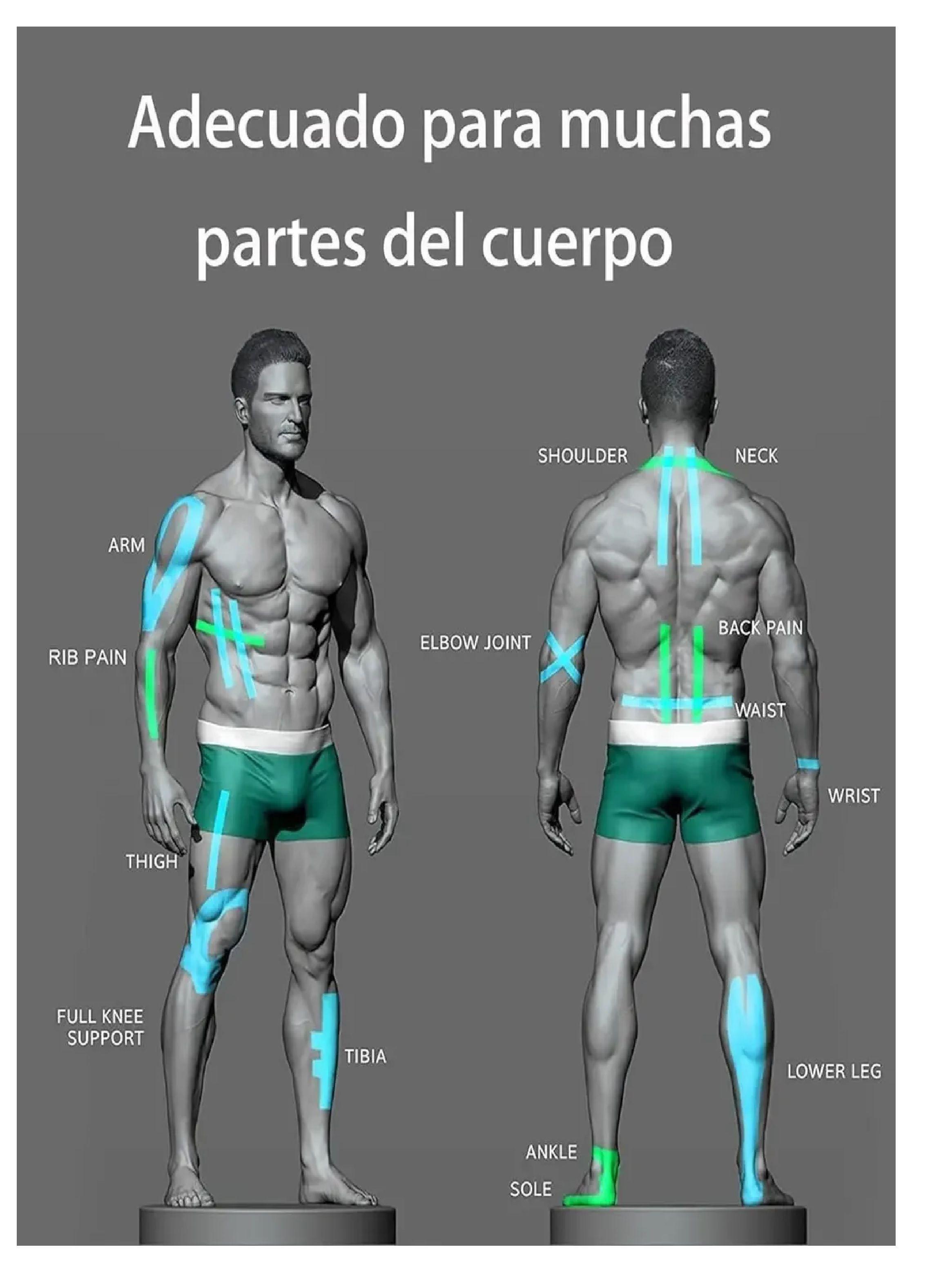 Venda Tape Kinesiologica Cinta Kinesiotape 2 5cm X 5m Unidad-5