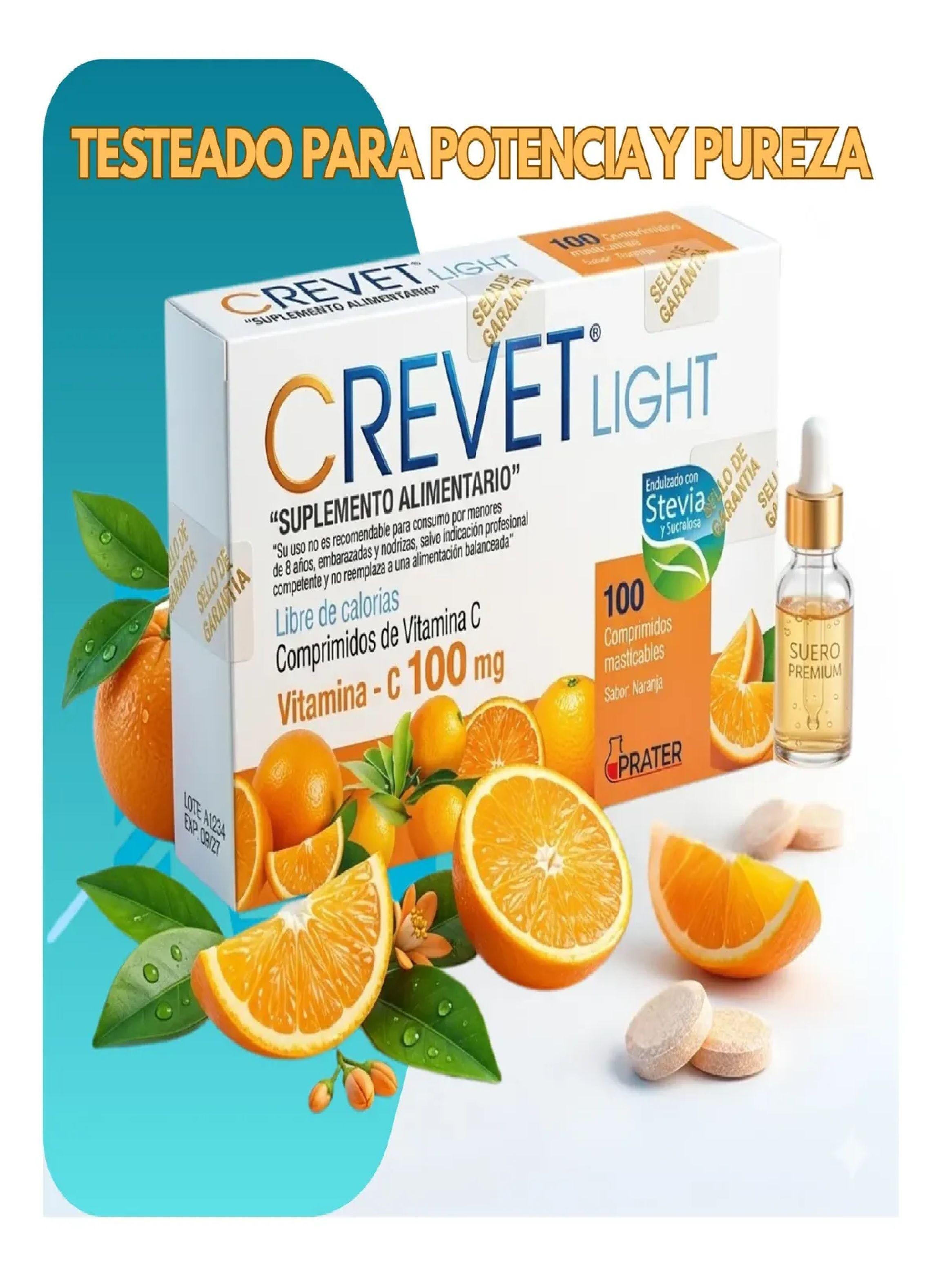 Crevet Vitamina C 100 Mg 100 Comprimidos Efervecentes-4