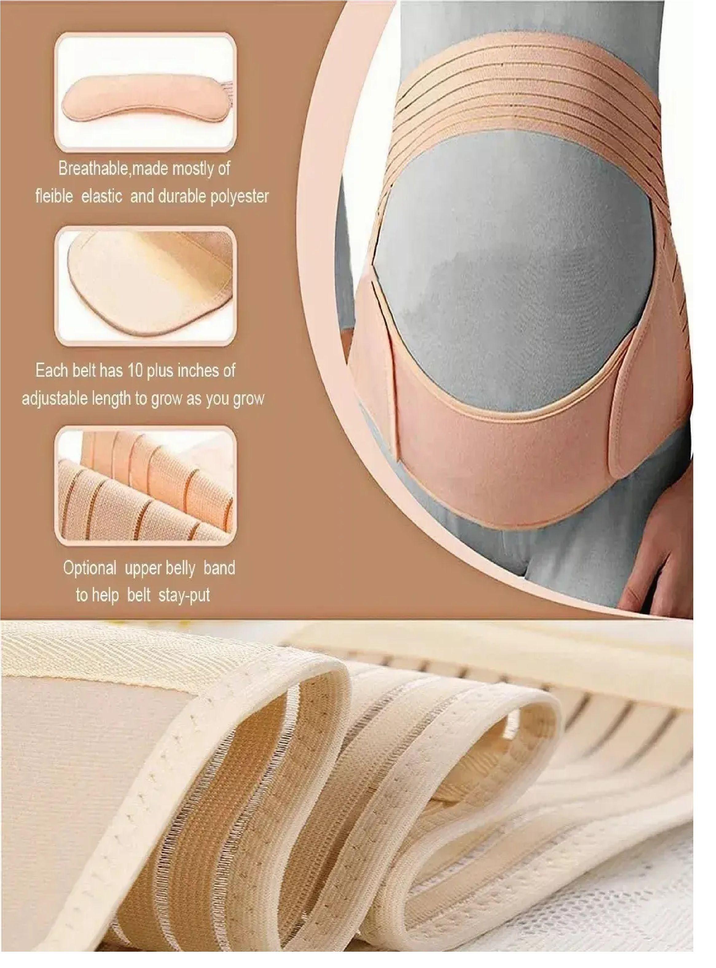 Faja Maternal Soporte Prenatal Embarazada Fajas Beige-4