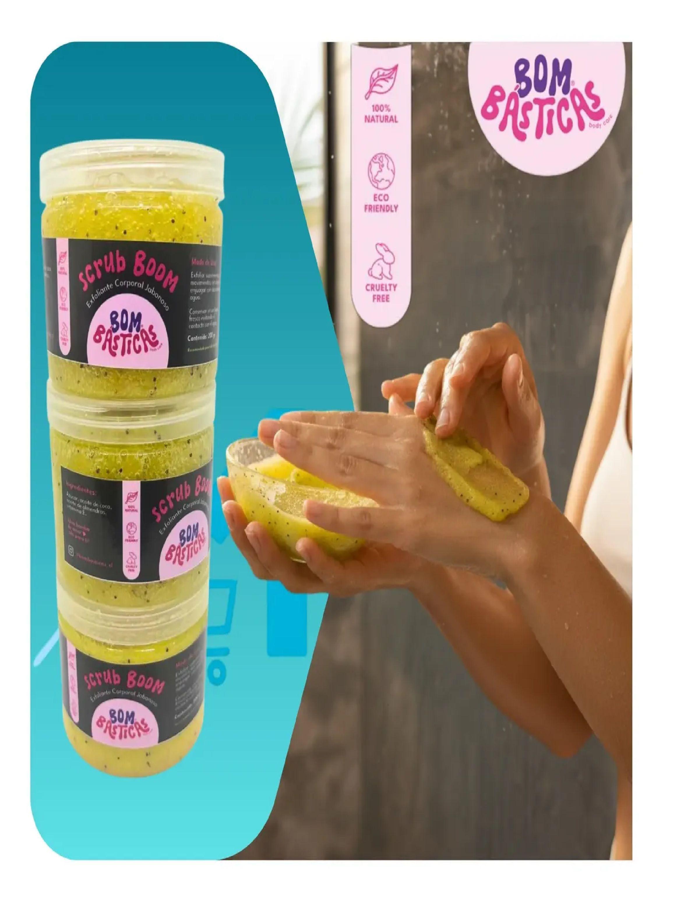 Exfoliante Corporal Jabonoso Organico Bombasticas 200g Pi a colada-5