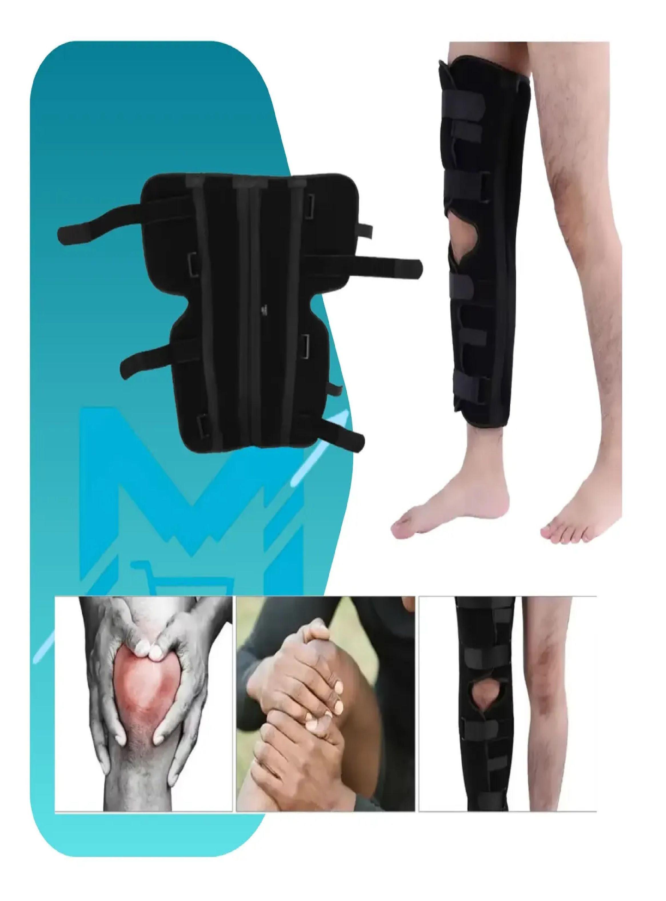 Inmovilizador Ortesis Ferula Rigida Con Placa Para Rodilla Talla S-5