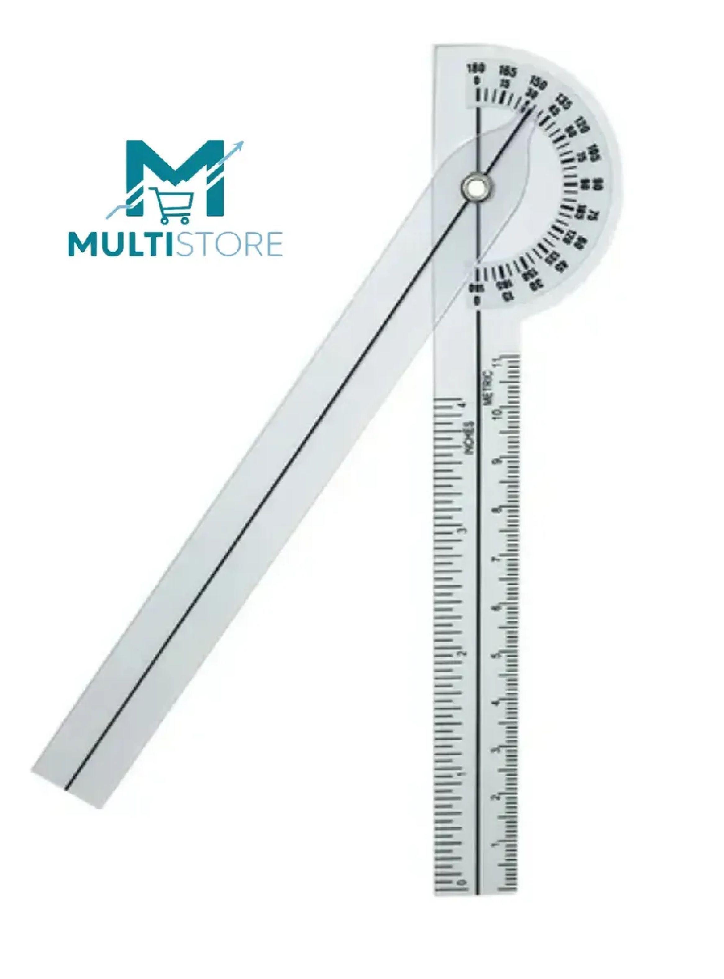 Goniometro Transparente 11cm 0 180 Fisioterapia Kinesiogo-2