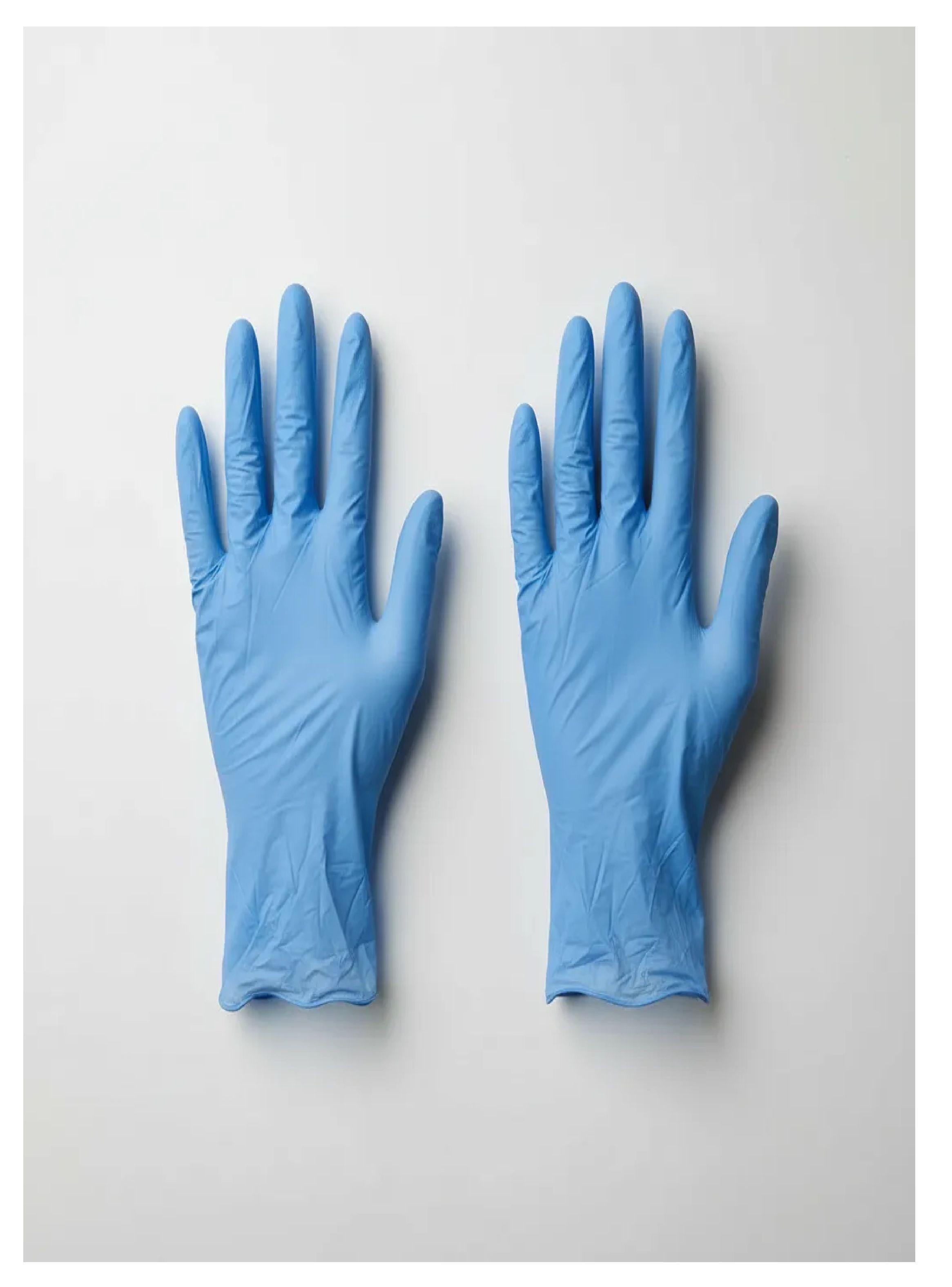 Guantes Nitrilo Descartables Azul 100 Unidades Talla S-5