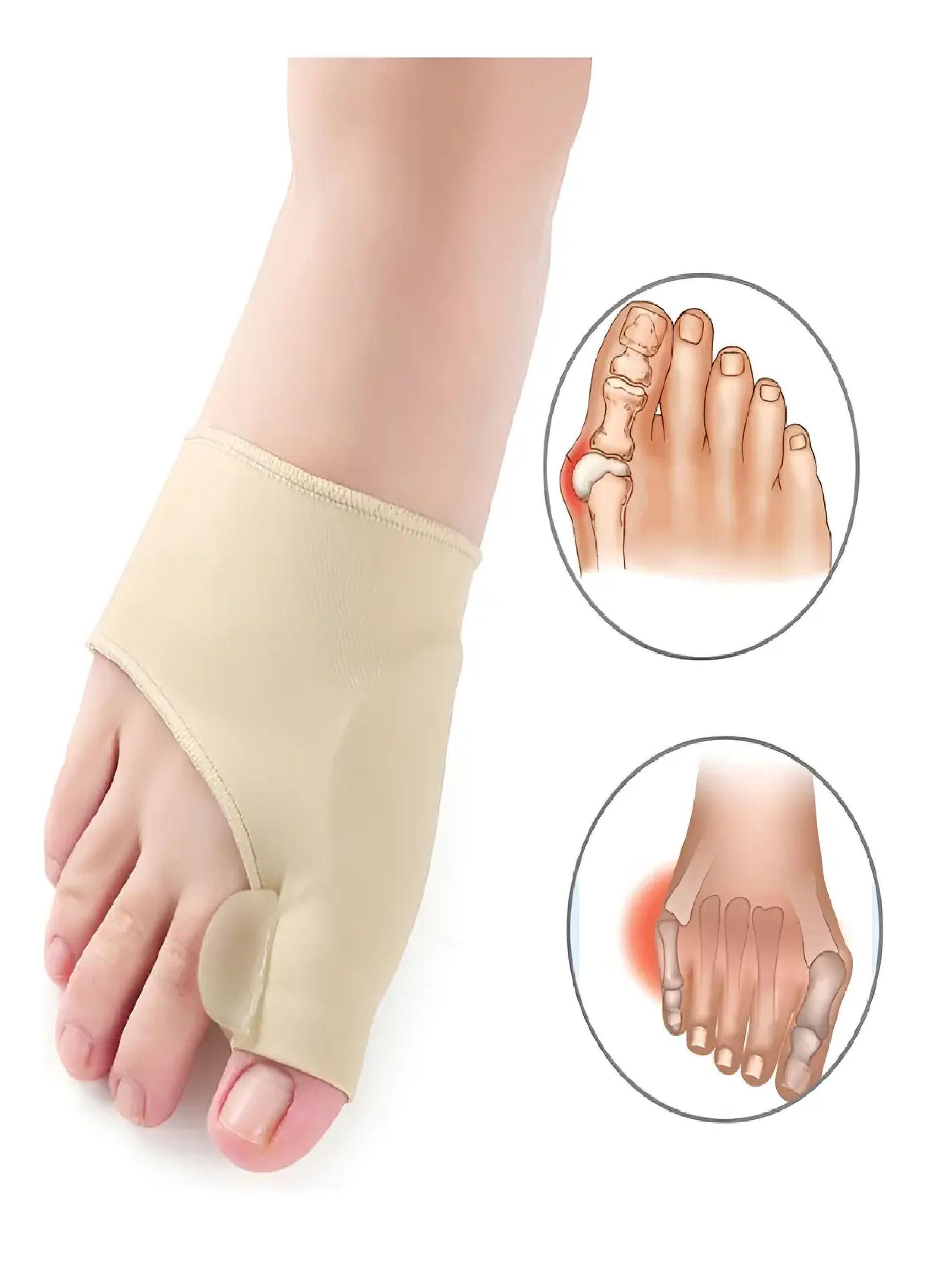 Corrector De Juanetes Calcetin Protector Enderezador Par-0