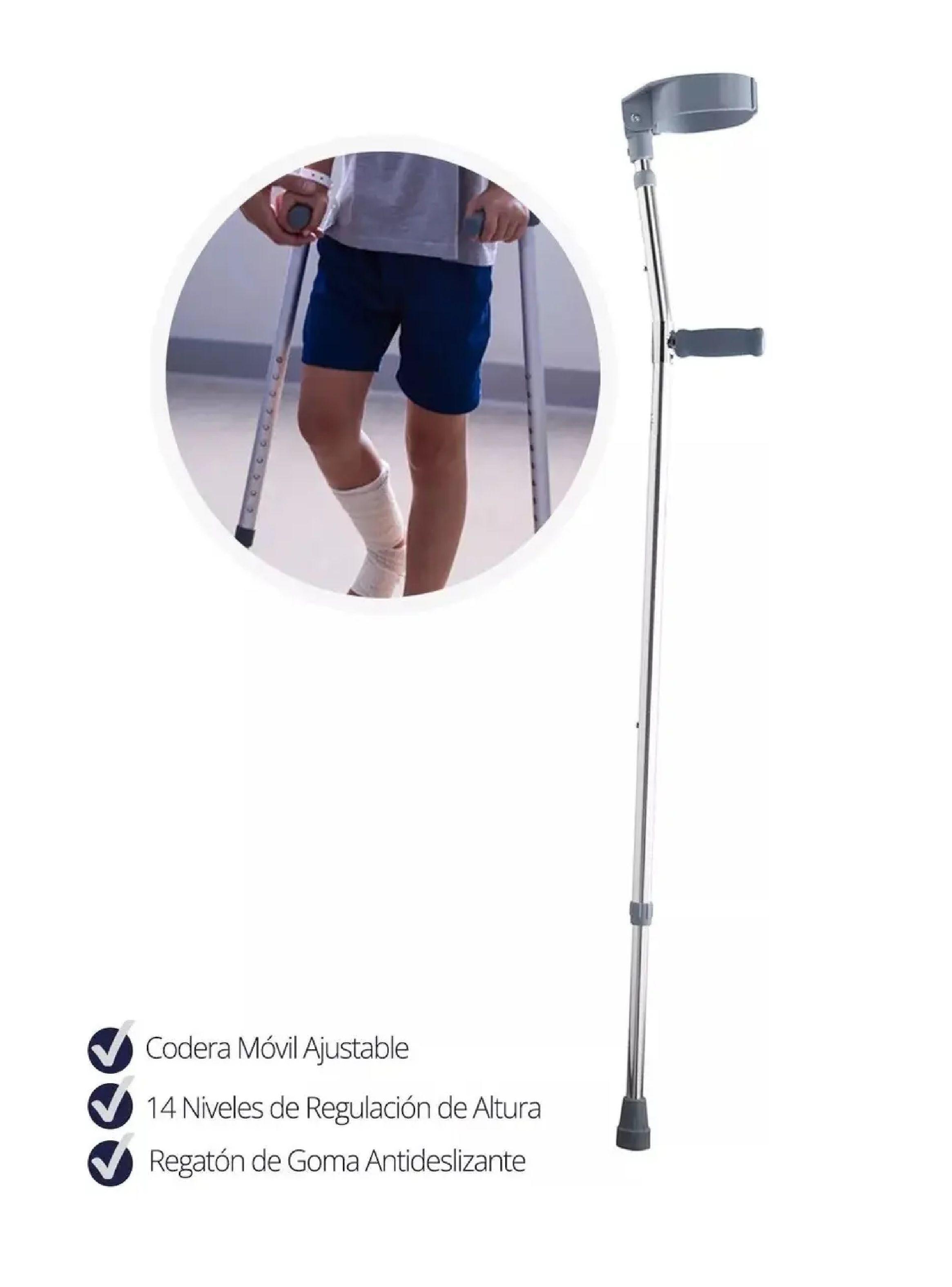 Baston Ortopodico Codera Movil Muleta Canadiense Botica Med-3