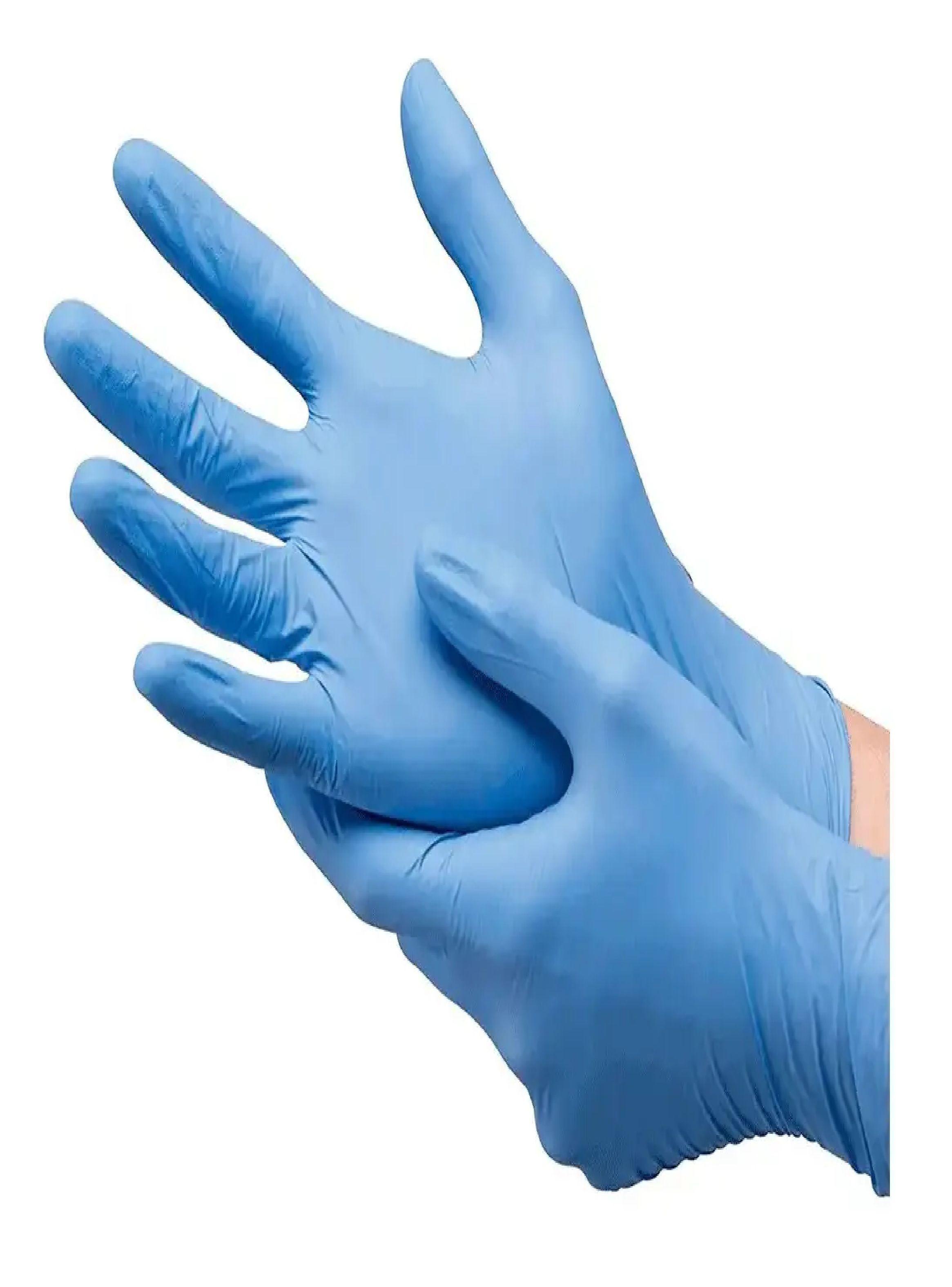 Guantes Vinilo Azul Cleancarrier Talla S Caja X 100 Uds-2