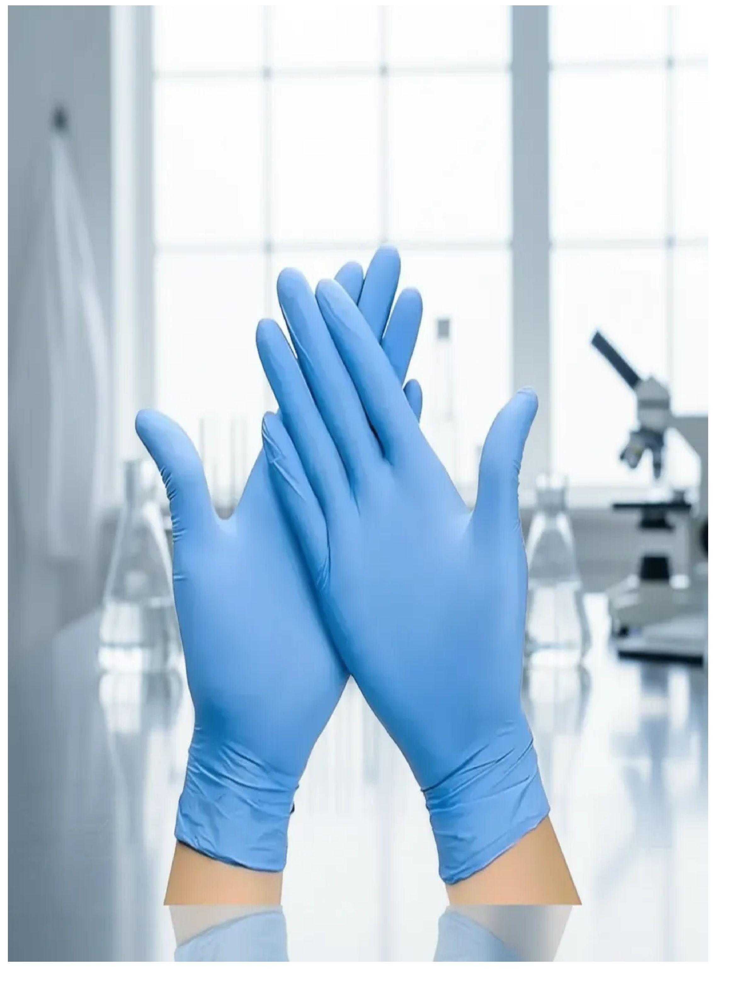 Guantes Vinilo Azul Cleancarrier Talla S Caja X 100 Uds-3