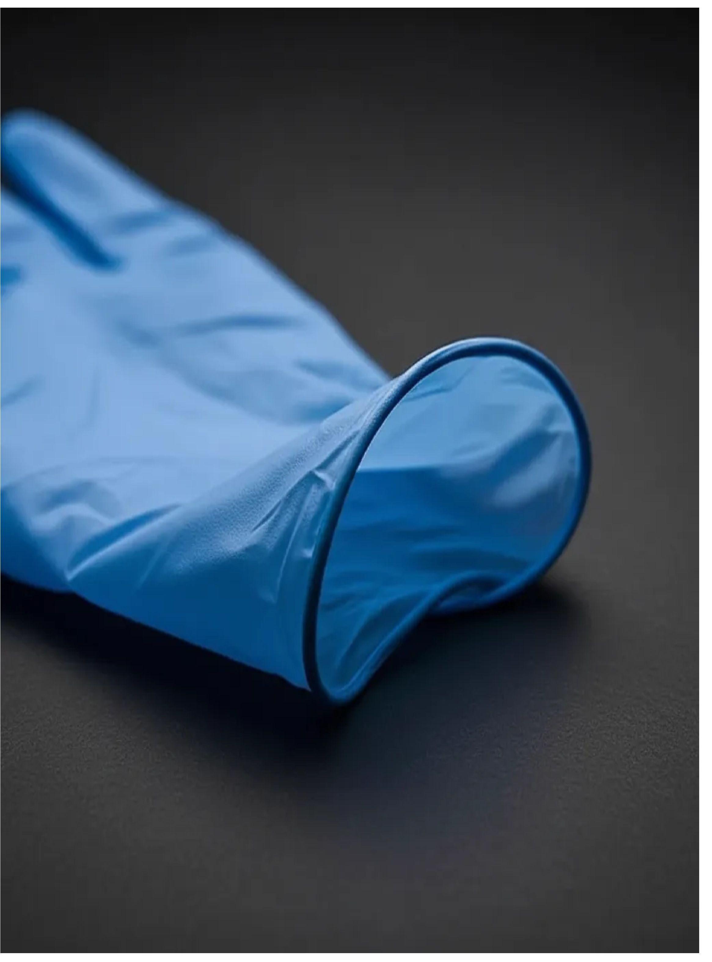 Guantes Vinilo Azul Cleancarrier Talla S Caja X 100 Uds-5