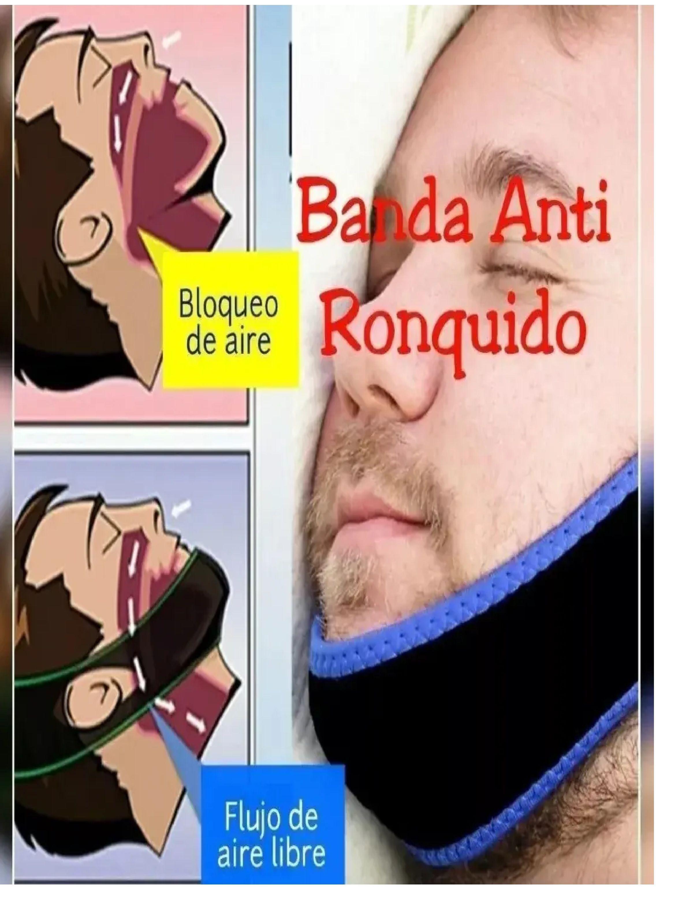 Banda Cinturon Anti Ronquido Unisex Antibruxismo-2