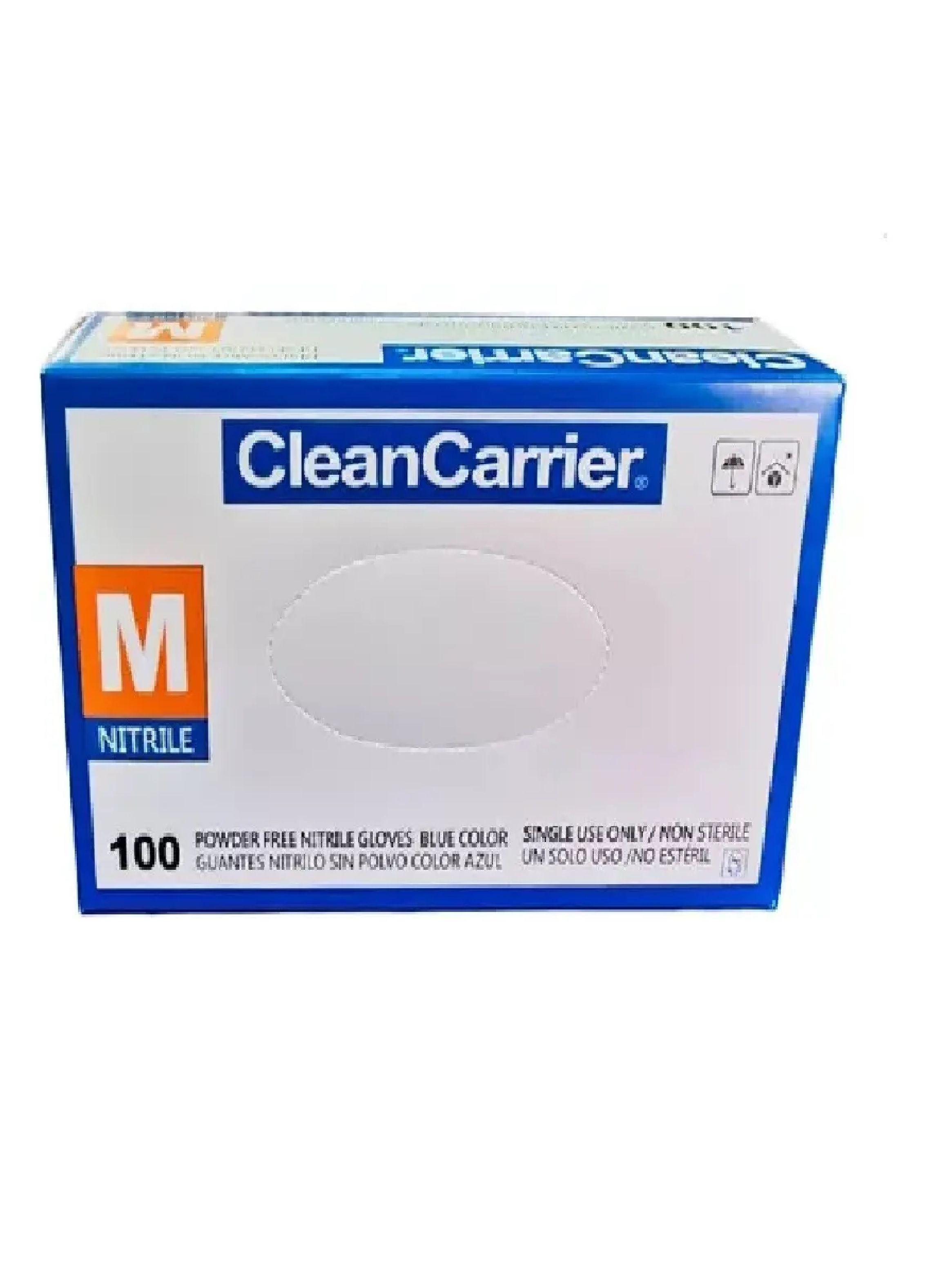 Guantes Nitrilo Azul Cleancarrier Talla M Pack X 500 Uni-4