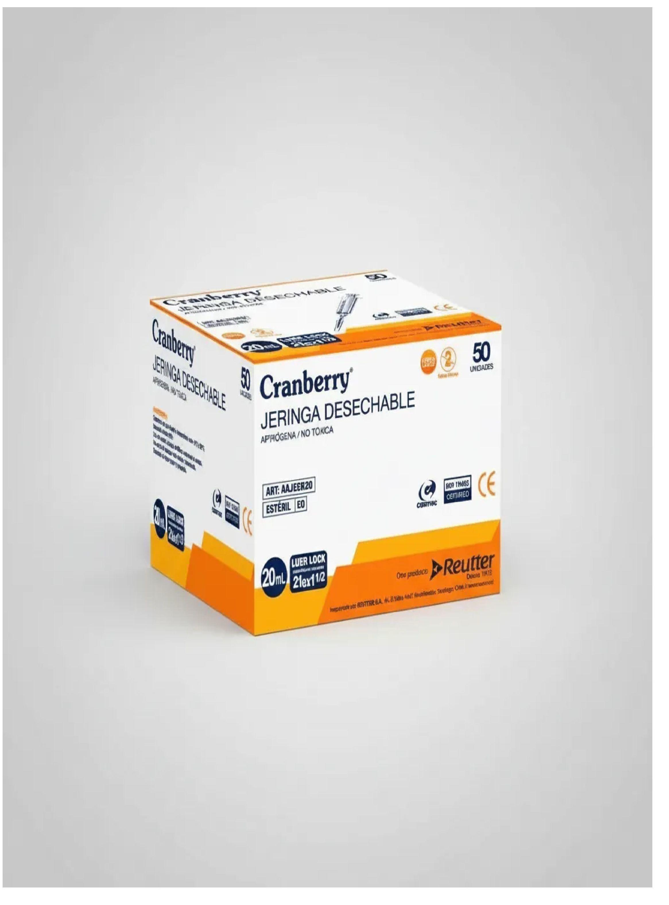 Jeringa Desechable 20cc 21g X 1 Media Luer Lock Caja 50 Unid-3