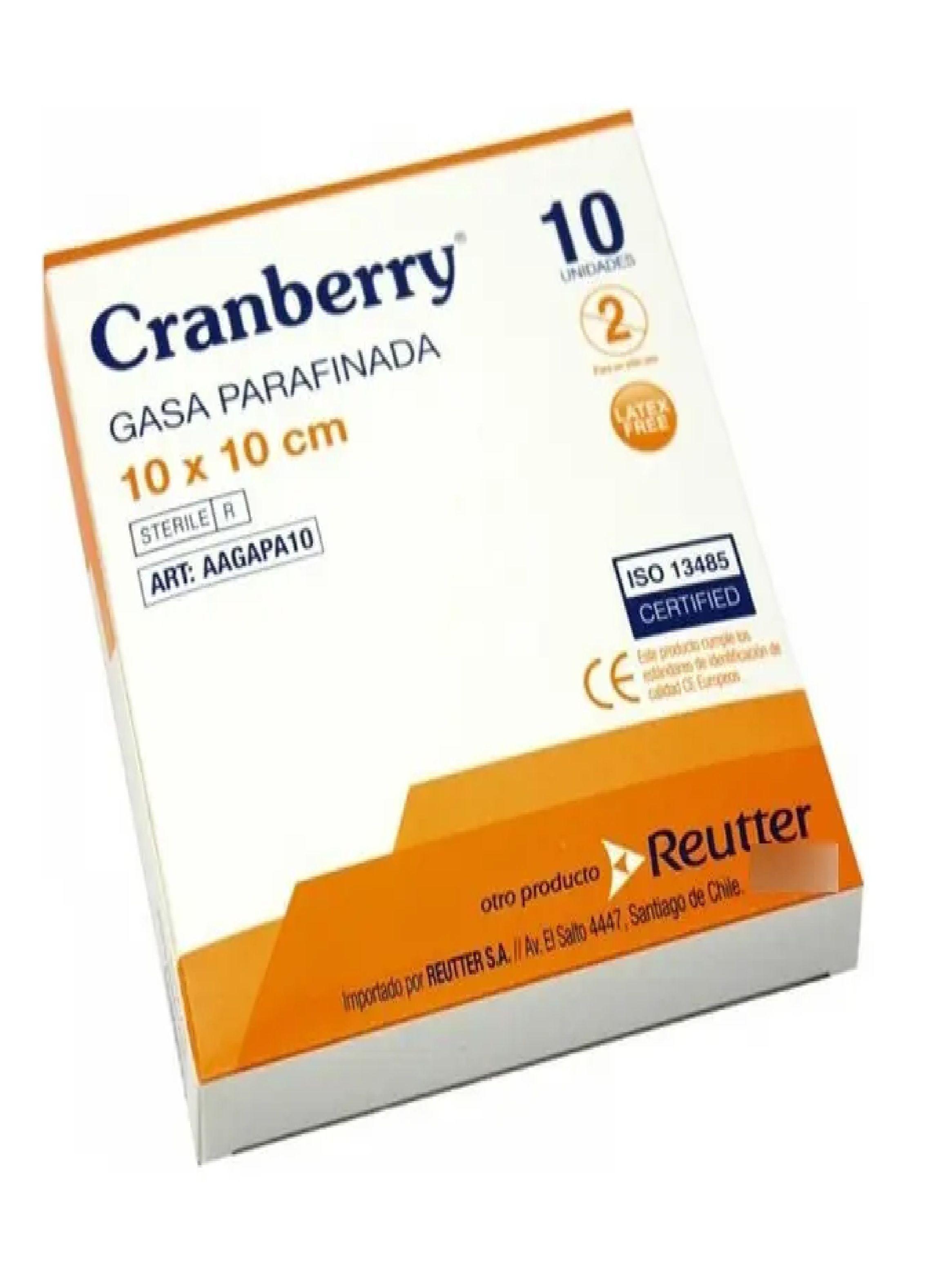 Gasa Parafinada 10x10 Cm Caja De 10 Unidades Cranberry-3
