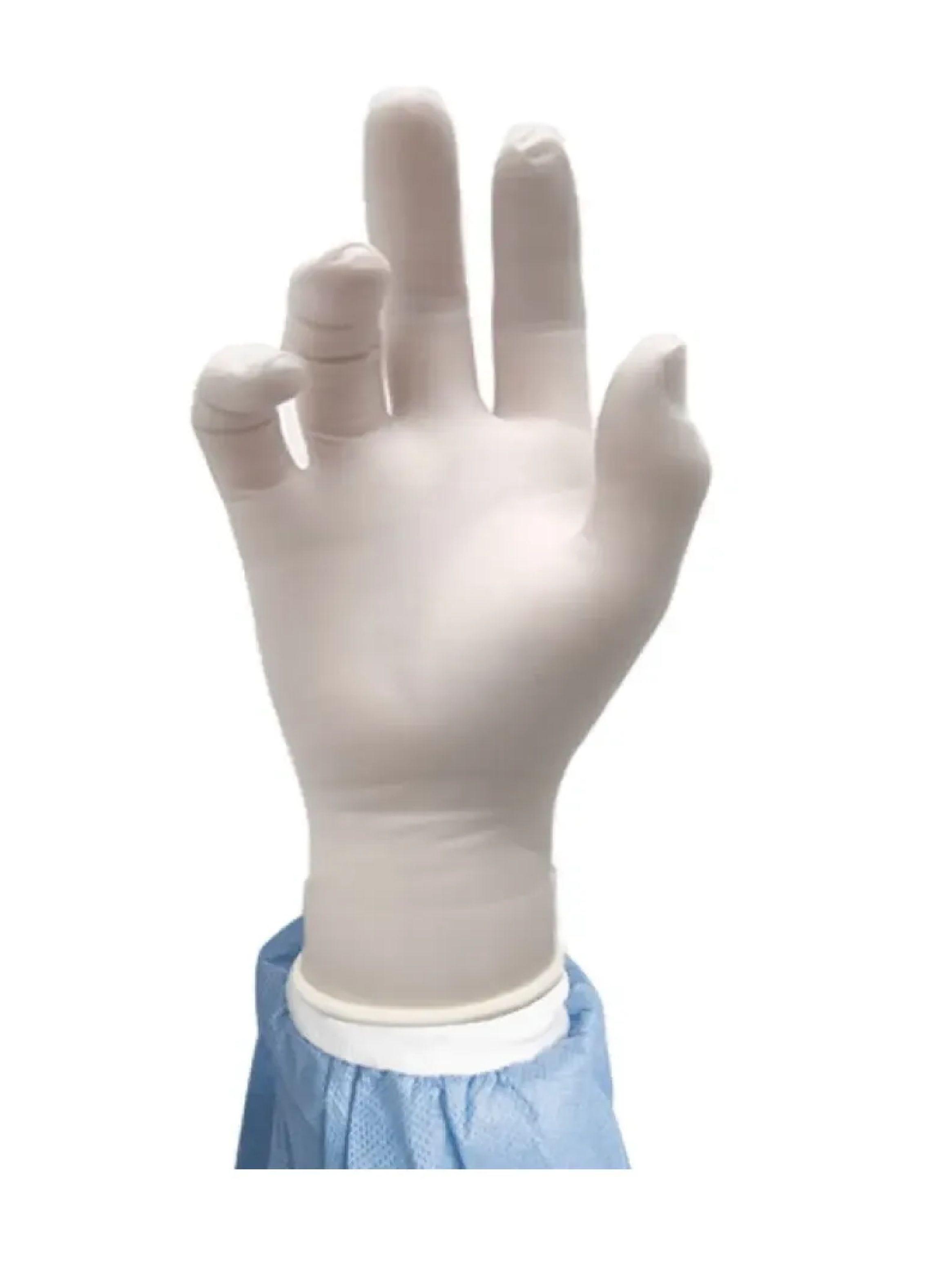 Guantes Quirurgico Polisopreno Sin Latex Cranberry 50 Pares Talla 6-3