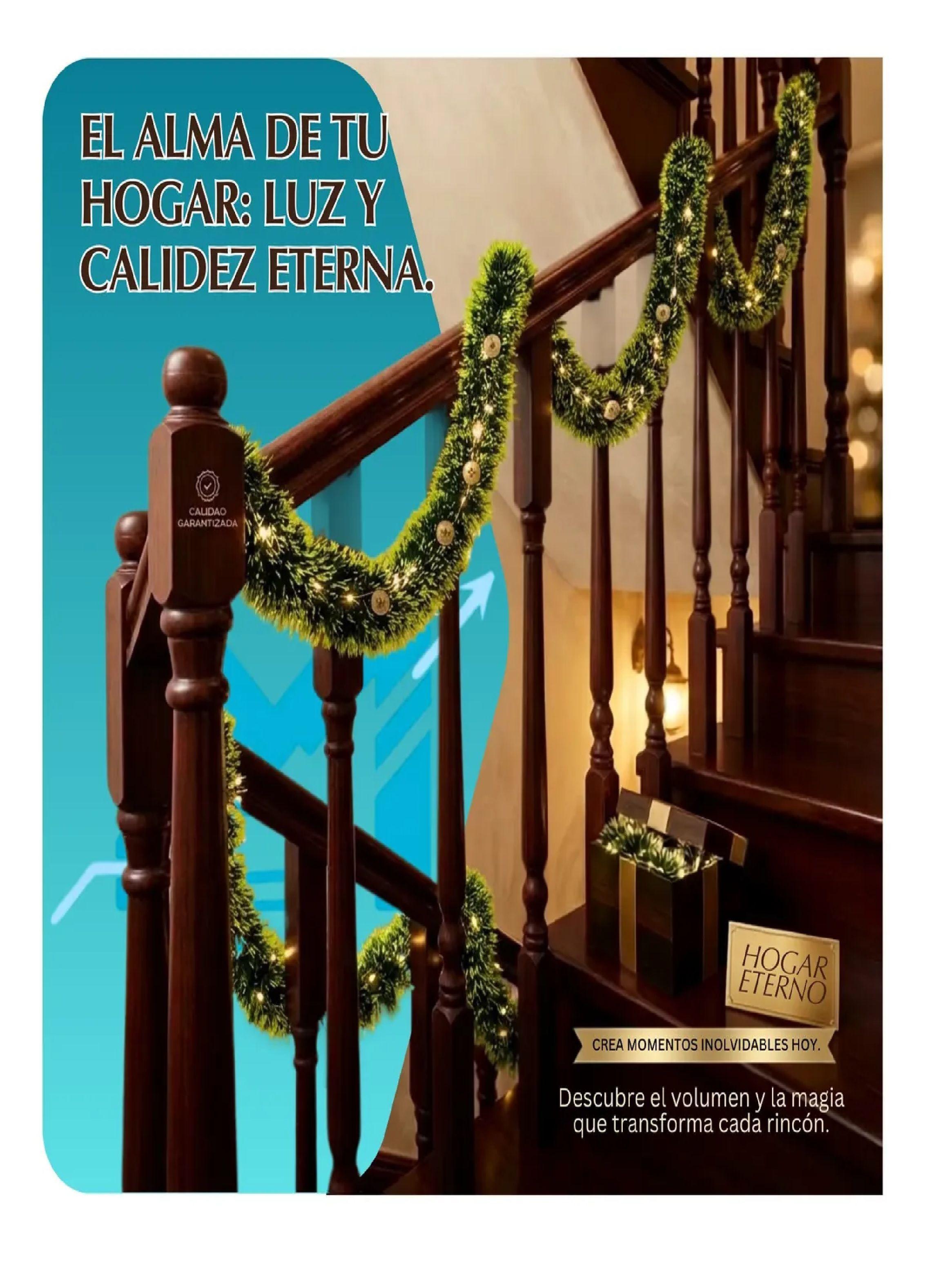 Guirnalda Espumillon Navide o Verde 5 Mts Decoracion Pack X6-3