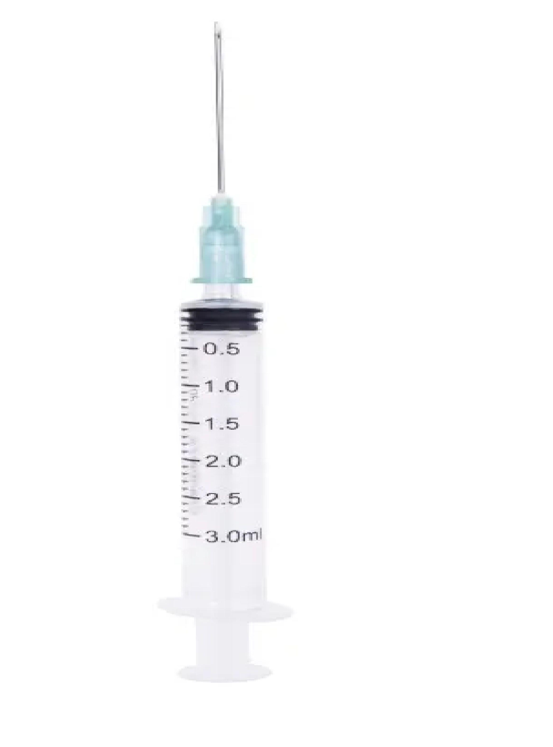 Jeringa Desechable 3cc 23g X 1 Luer Lock Caja 100 Unid-2