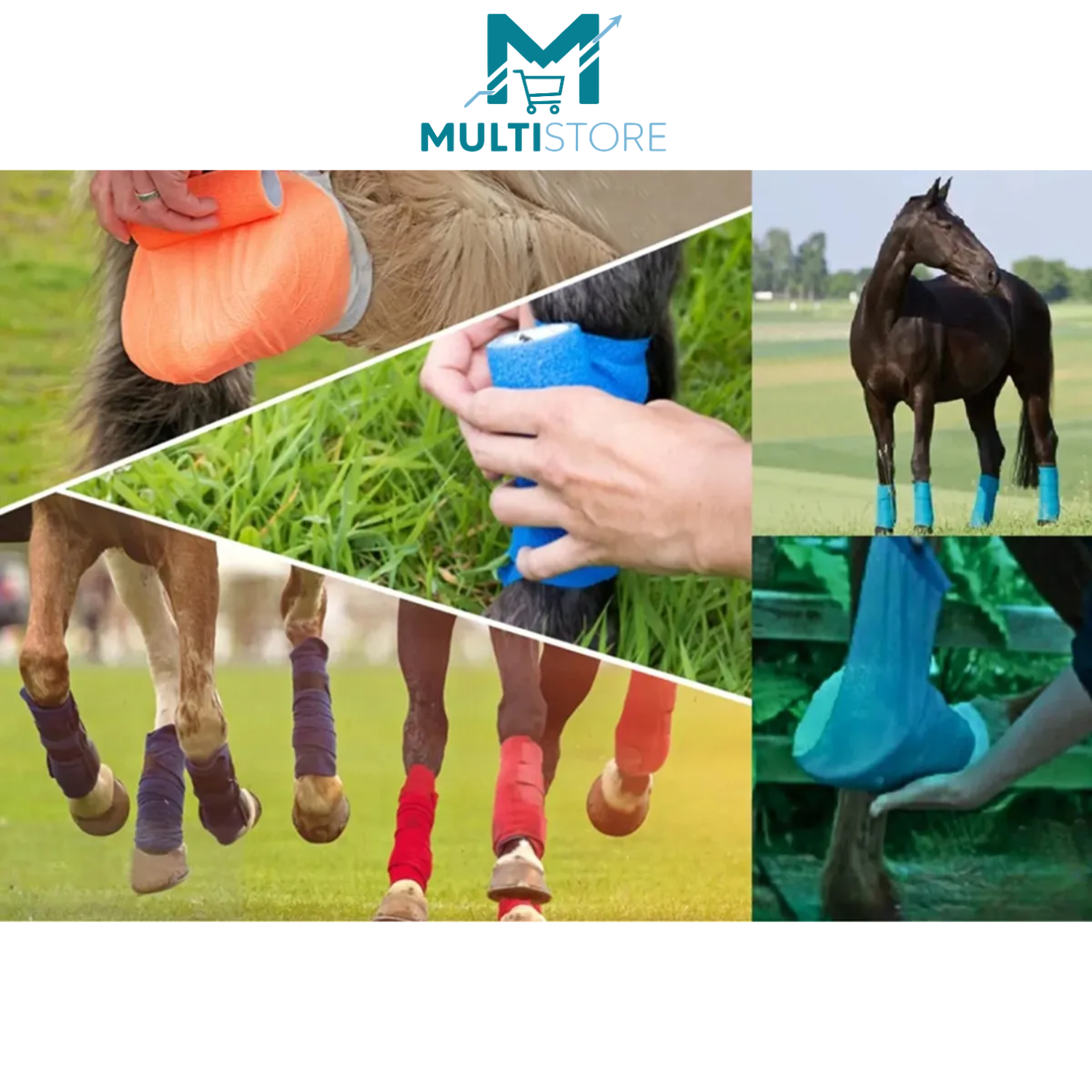 Pack X12 Venda Coban Cinta Para Vendaje Deportes 7,5cm X4,5m.-6