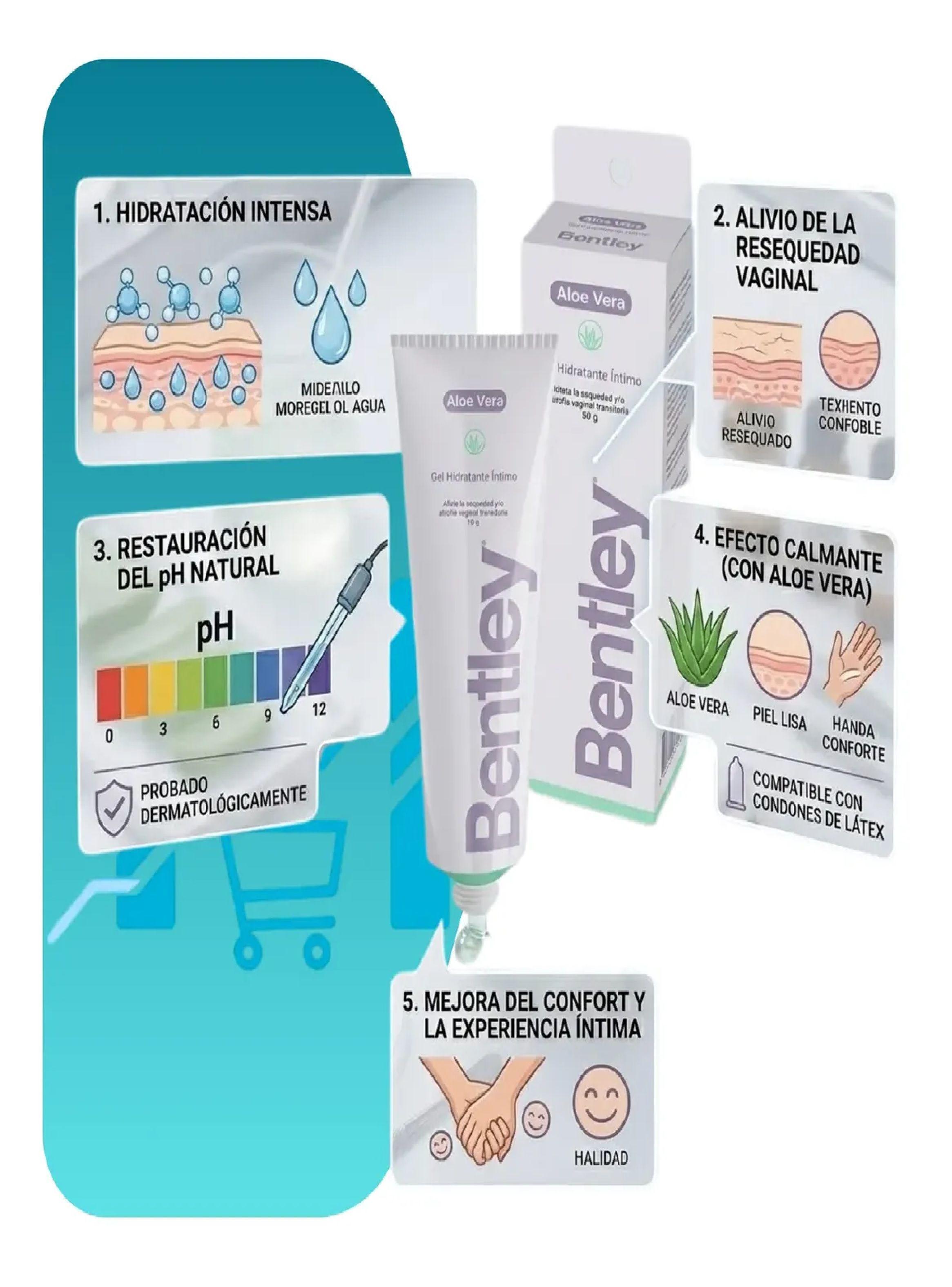Gel Hidratante Intimo Aloe Vera 50g Alivio Y Cicatrizacion-2