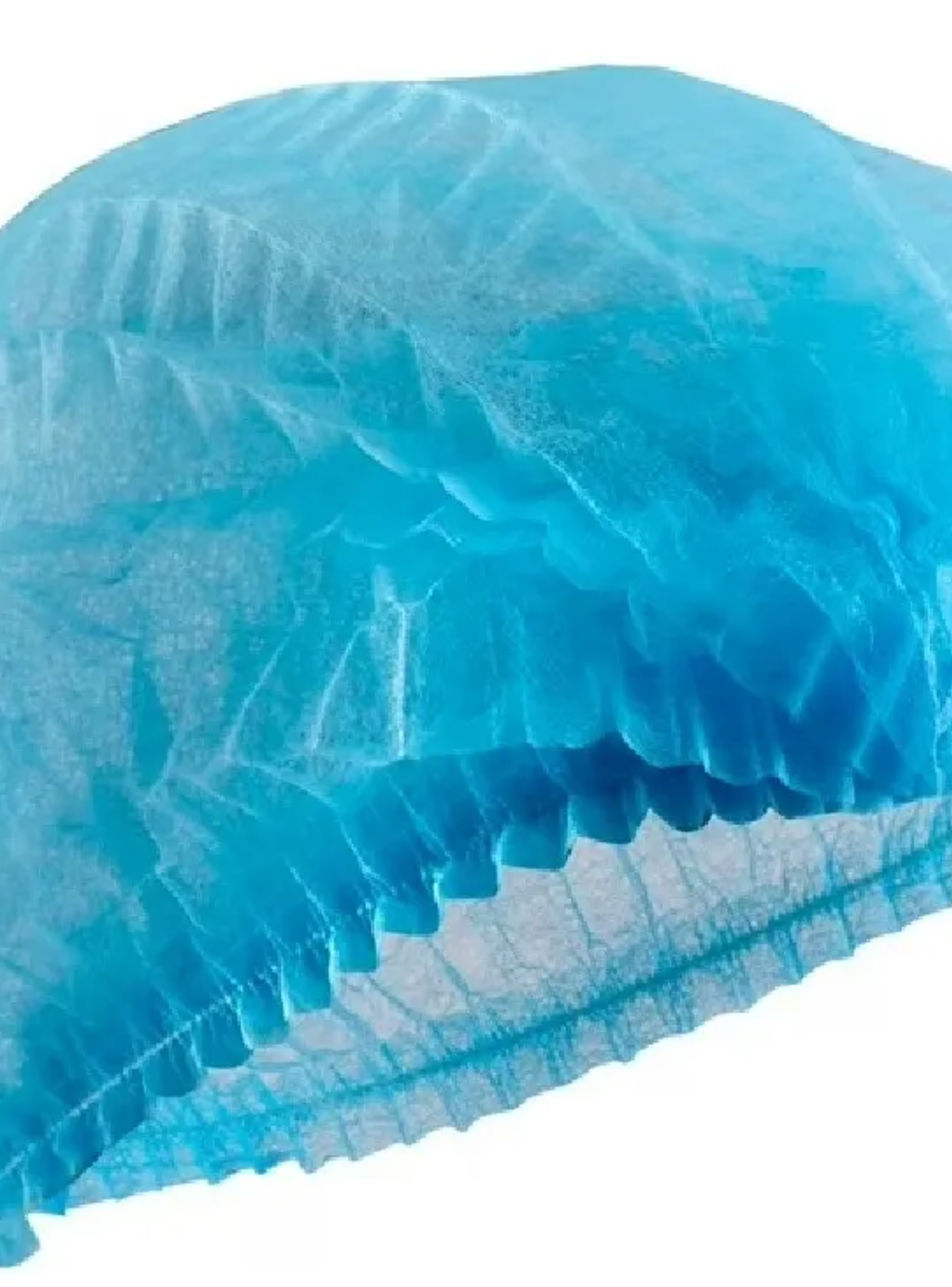 Gorro Clip Cofia Desechables Celeste Tresor 100 Unidades - Celeste - Liso - Universal-2