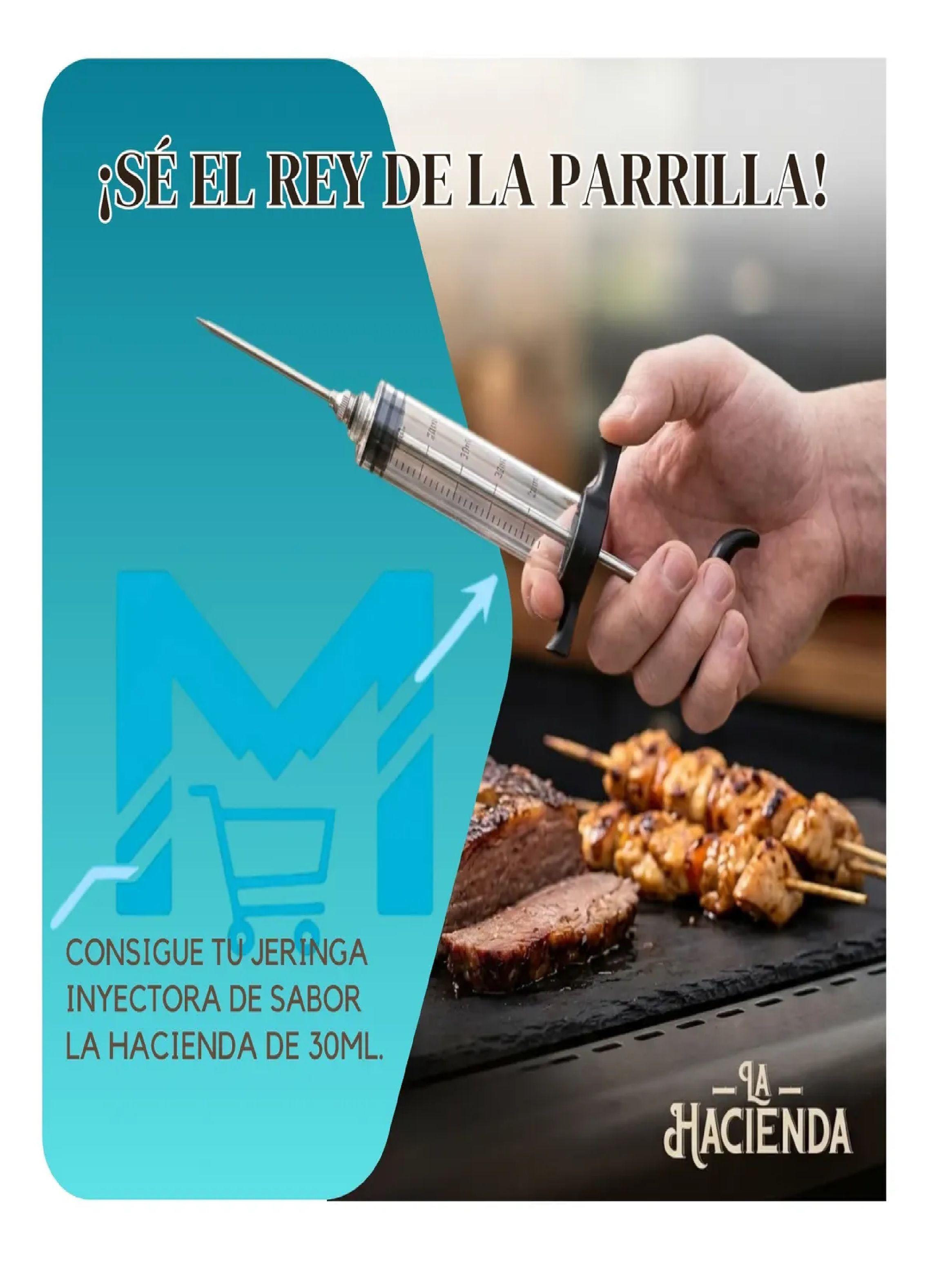 Jeringa De Cocina Inyector Sabores Carnes La Hacienda 30ml-3
