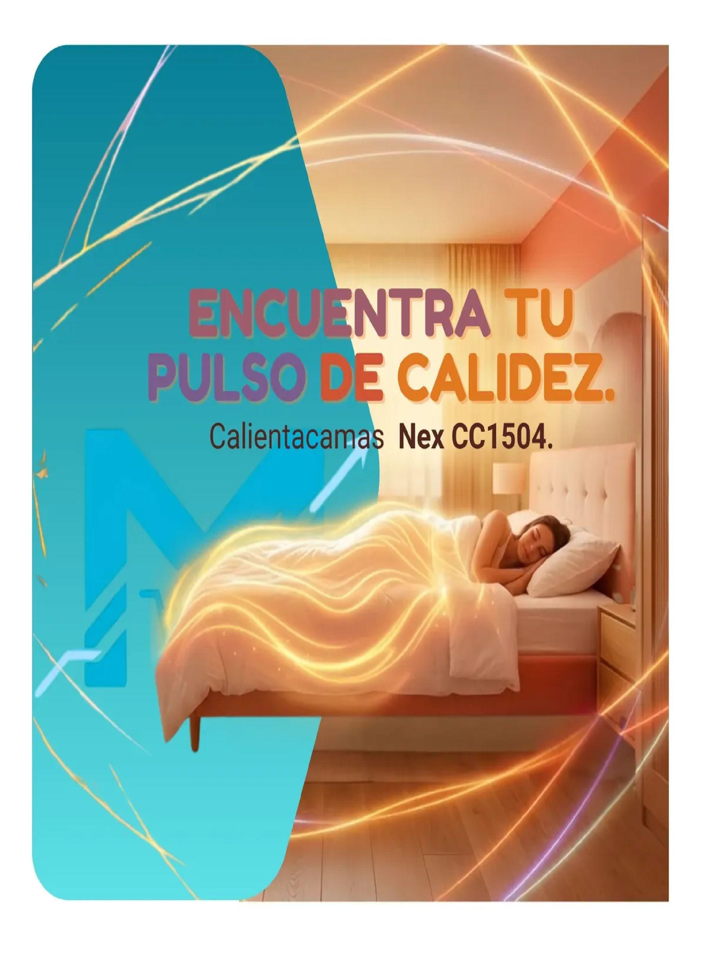 Pack X2 Calientacama 1 Plaza Nex 60w Cc1504 Blanco-4