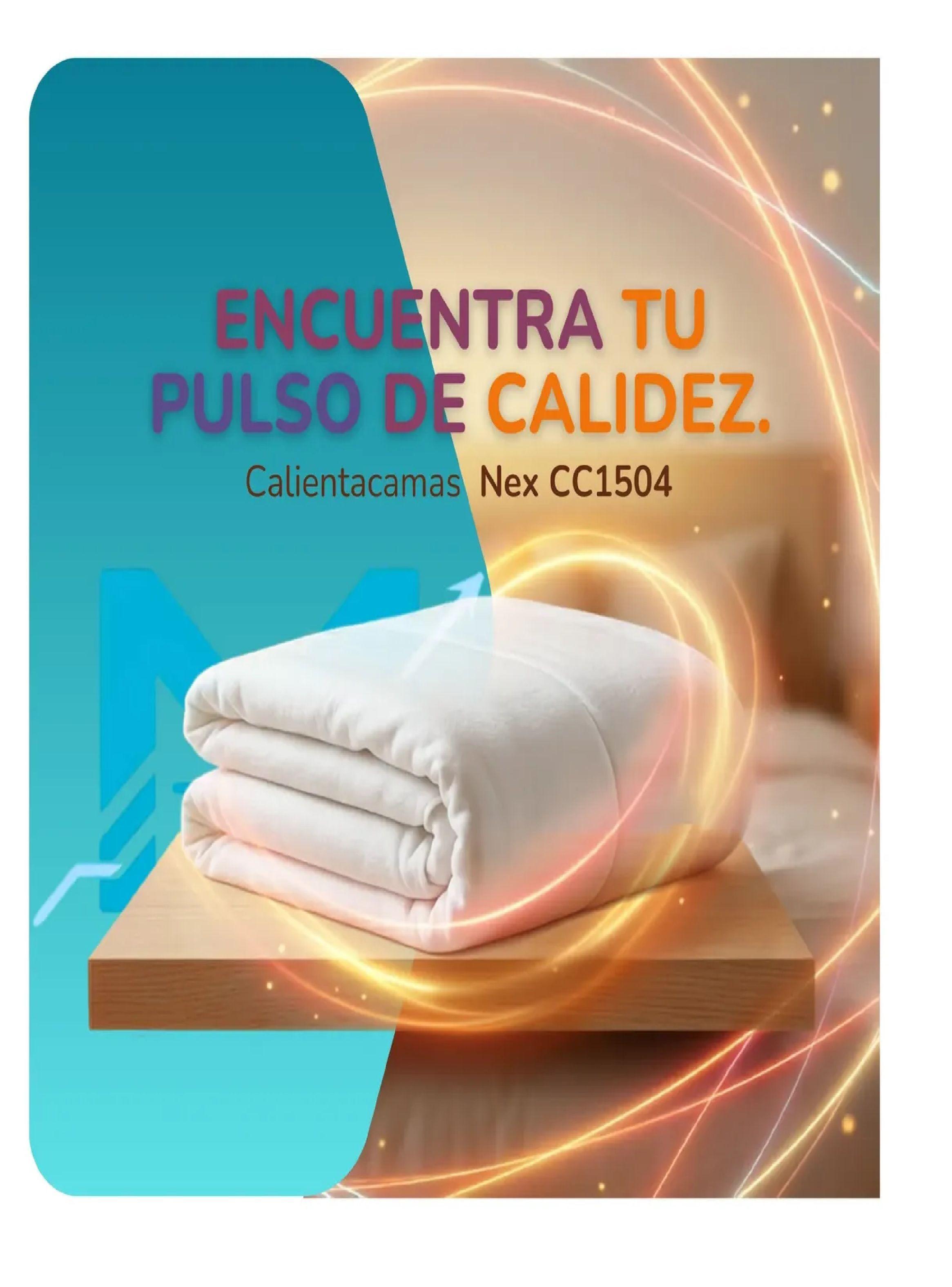 Pack X2 Calientacama 1 Plaza Nex 60w Cc1504 Blanco-6