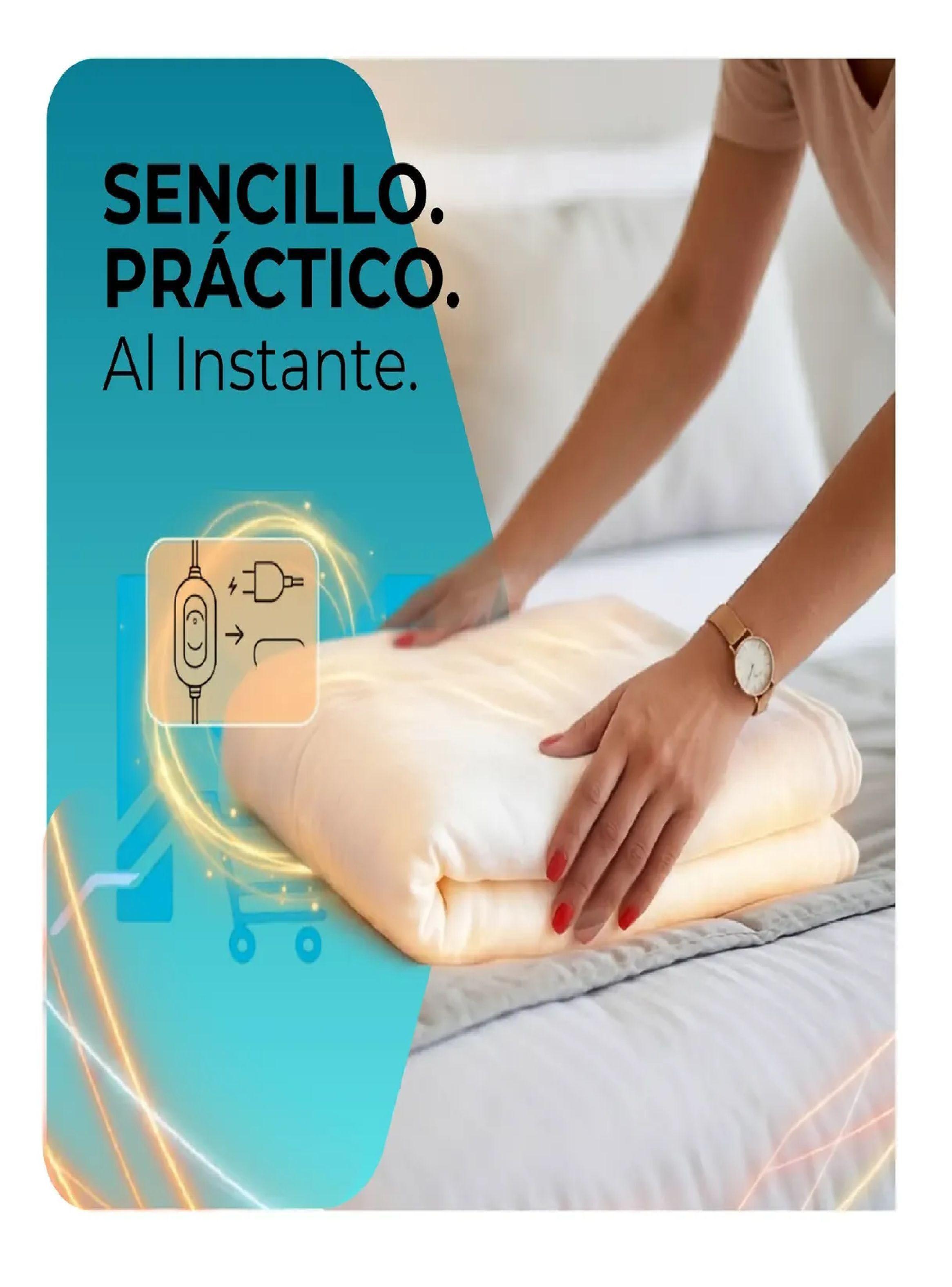 Pack X2 Calientacama 1 Plaza Nex 60w Cc1504 Blanco-7