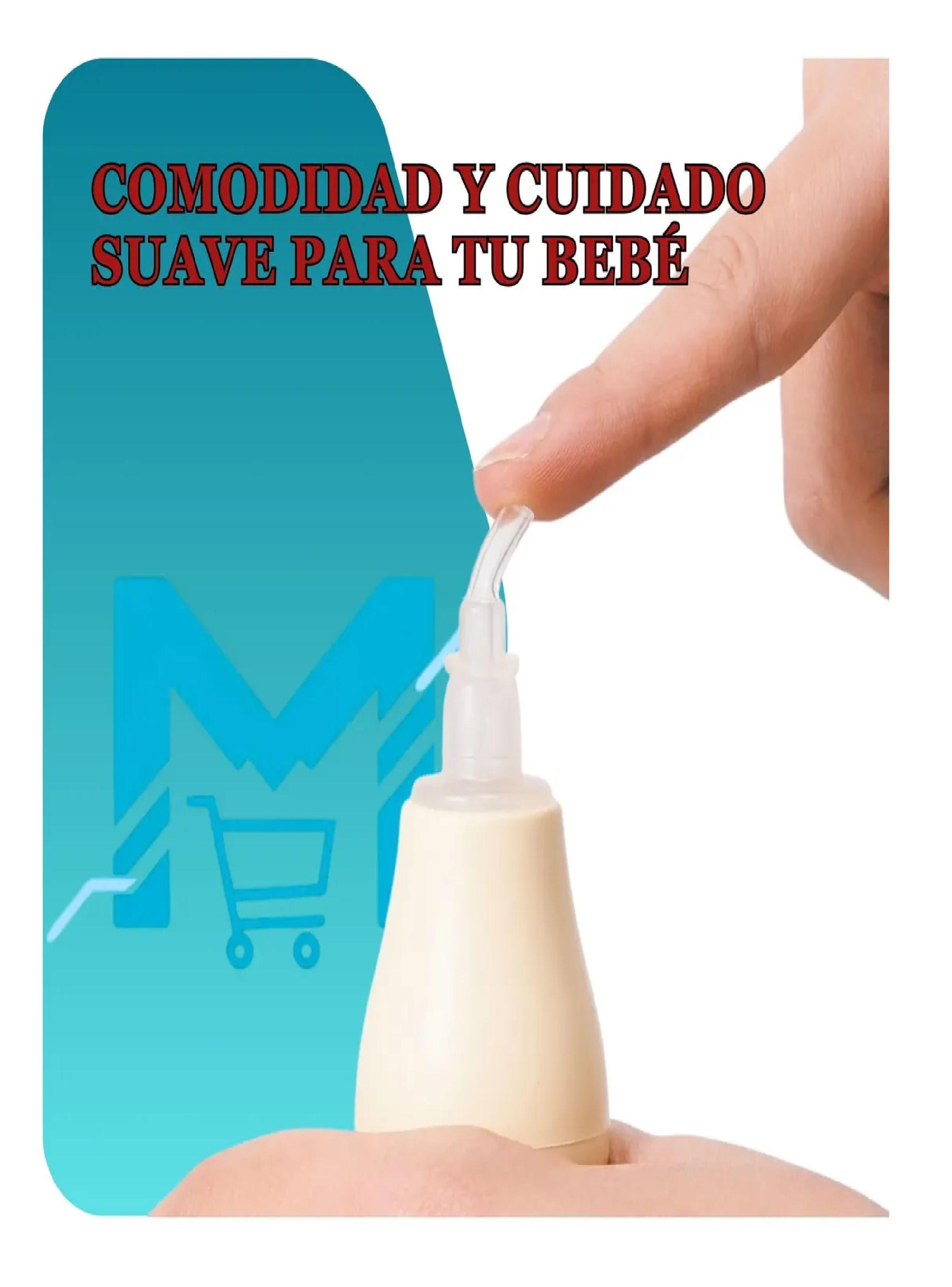 Aspirador Nasal Con Deposito Pigeon Saca Mocos Sin Bpa Beige-4