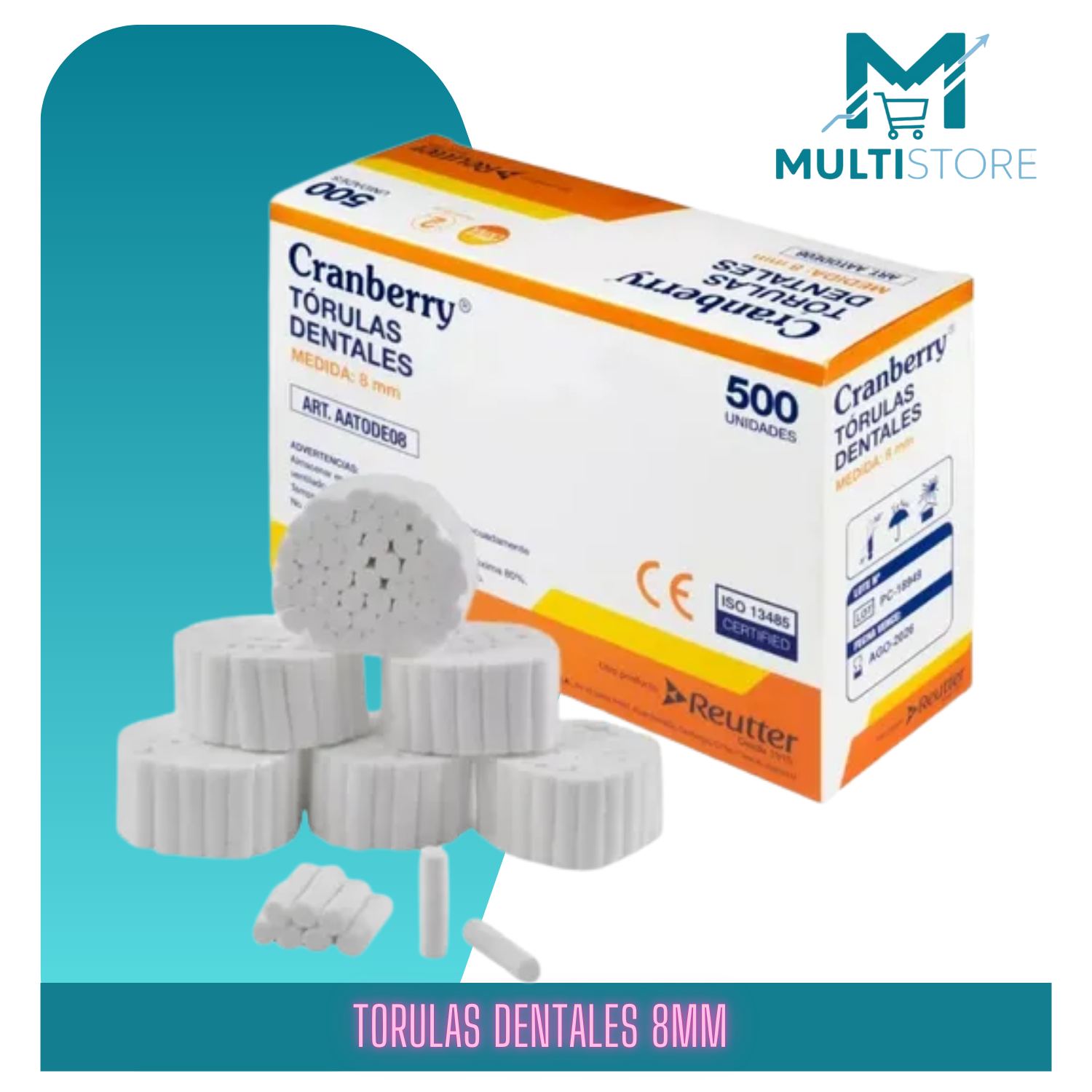 Torulas Dentales 8mm + Cureta + Espejo + Pinza Algodonera-2