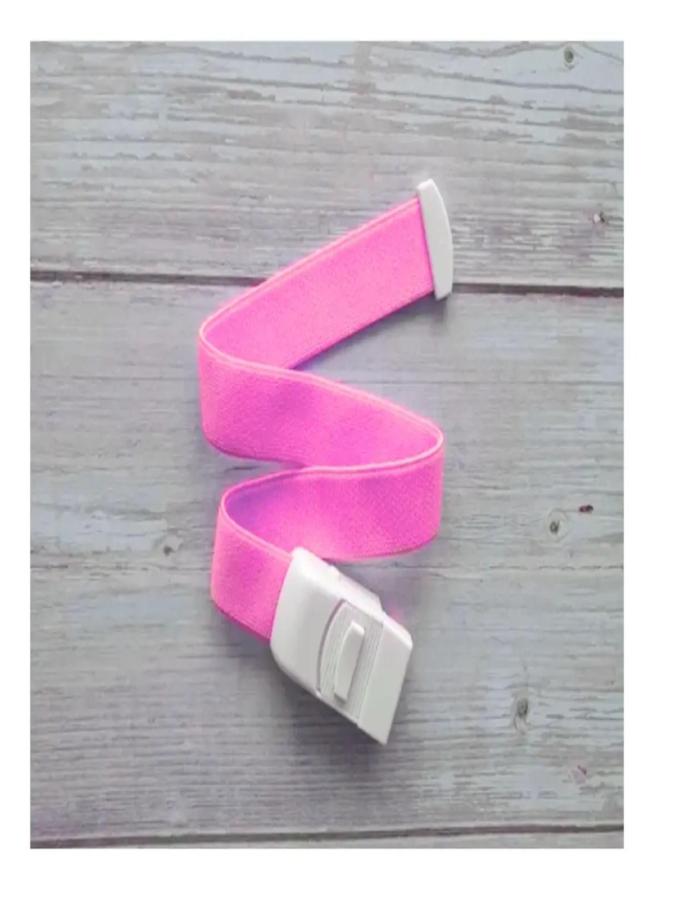 Torniquete Ligadura Elastico Hebilla Medicas Rosado 2 Unids-4