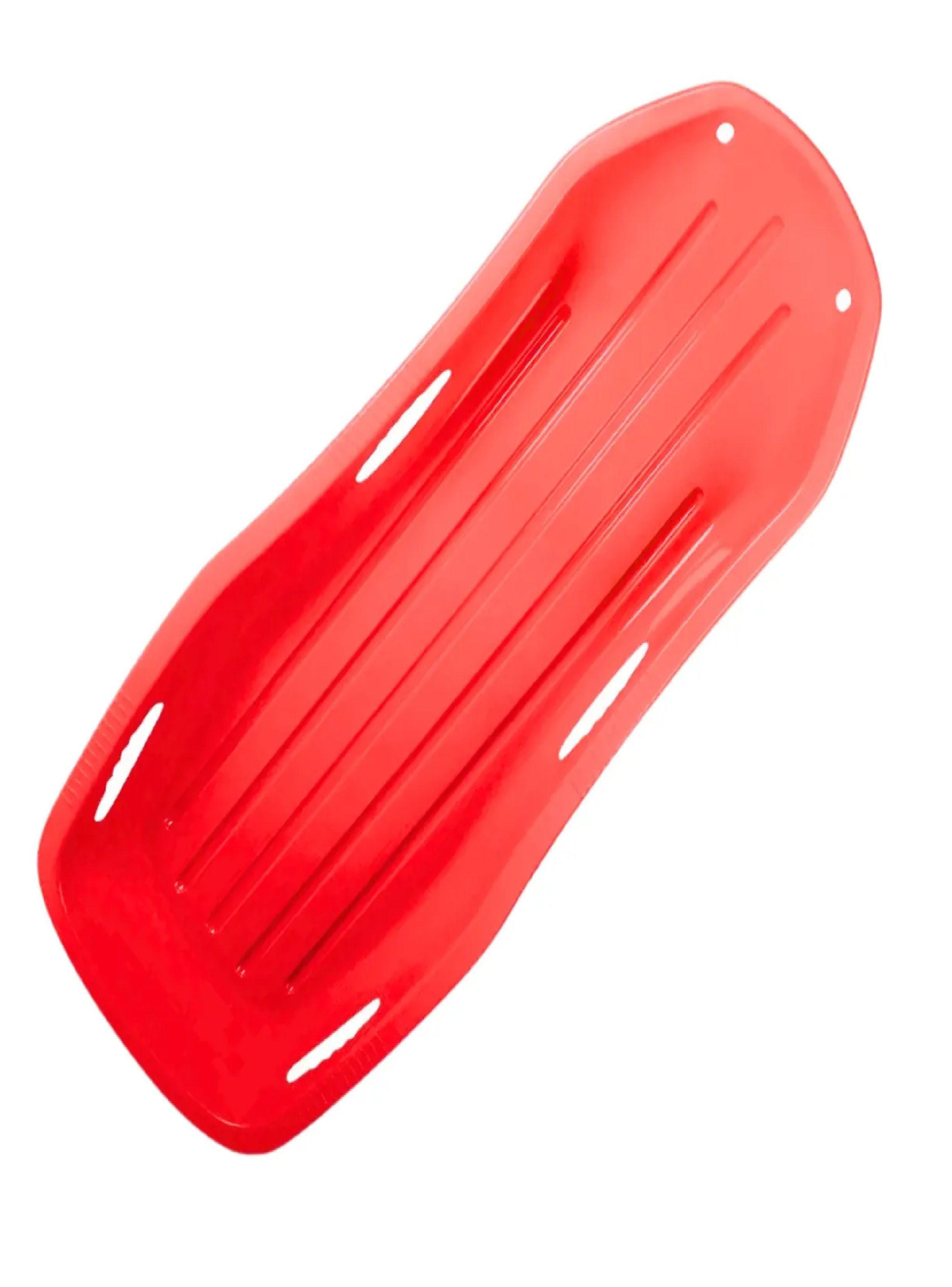 Trineo Nieve Deslizador Infantil Adulto 2puestos 120 Cm Rojo-0
