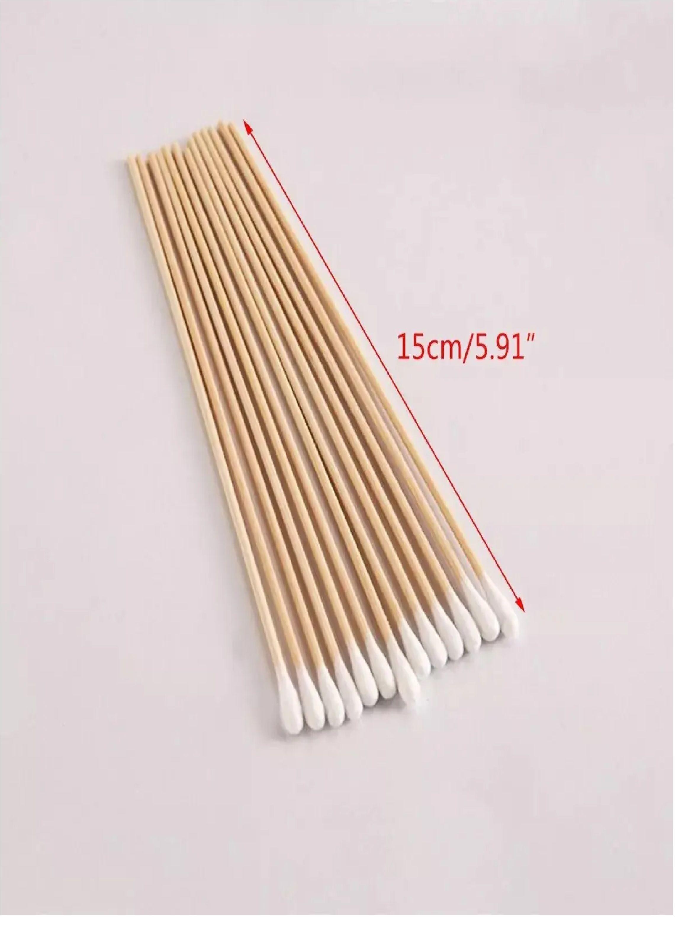 Hisopo De Madera 15cm Bastoncillos De Madera 100 Unidades-2
