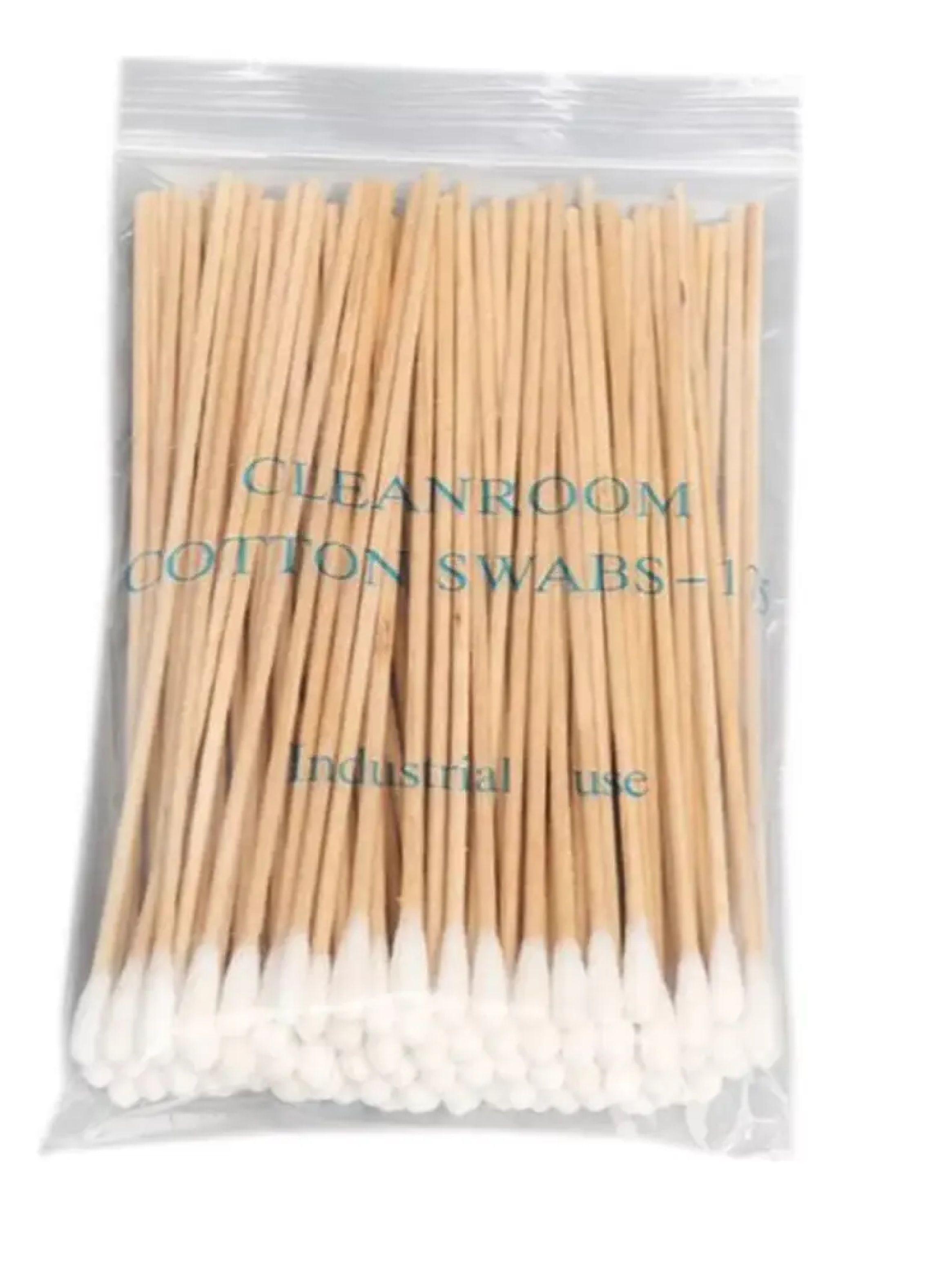 Hisopo De Madera 15cm Bastoncillos De Madera 100 Unidades-4