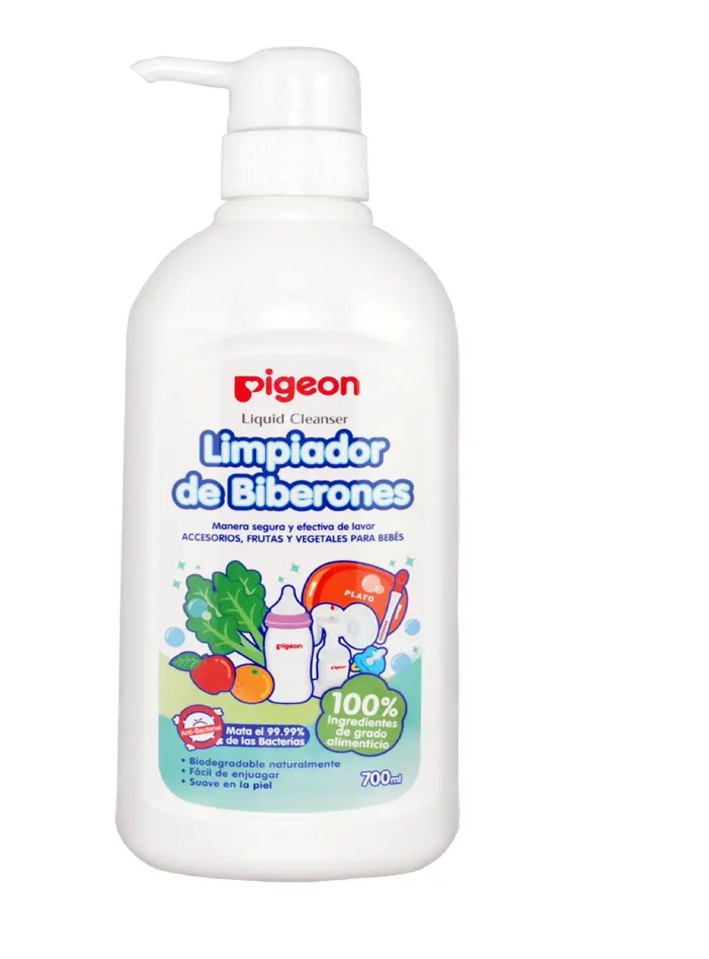 Limpiador De Biberon Mamadera Con Dosificador Pigeon 700ml-0