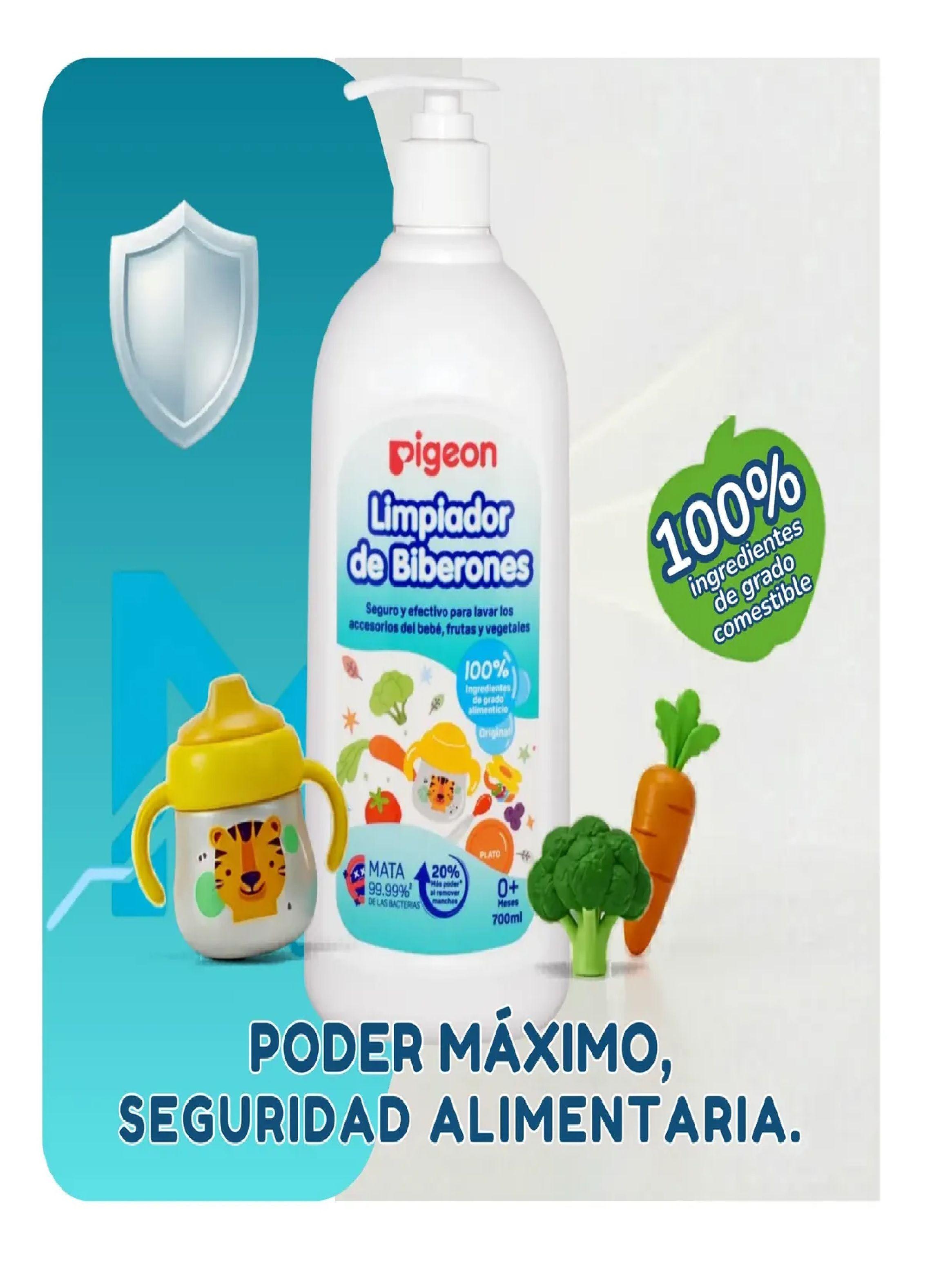 Limpiador De Biberon Mamadera Con Dosificador Pigeon 700ml-2