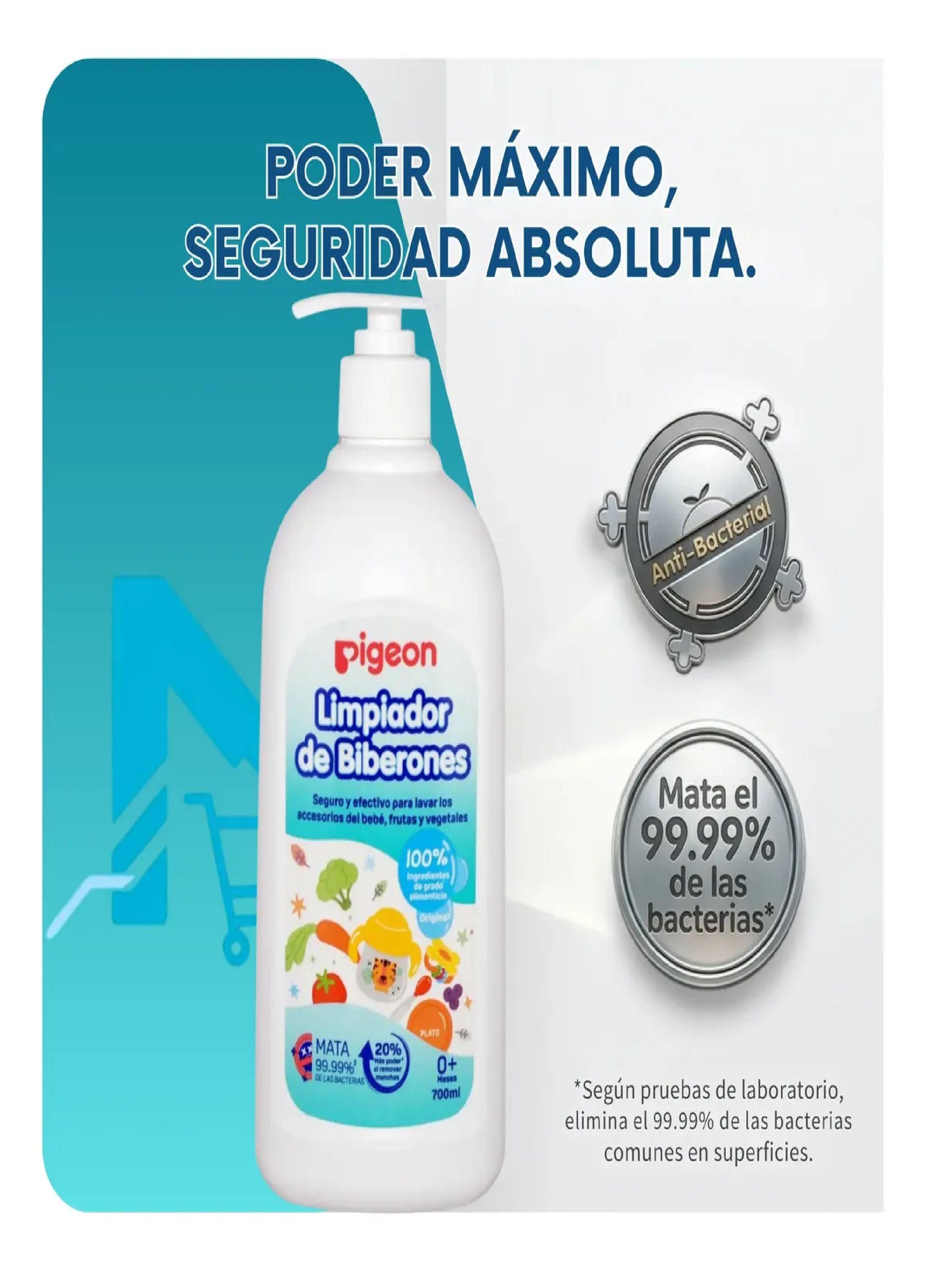 Limpiador De Biberon Mamadera Con Dosificador Pigeon 700ml-4