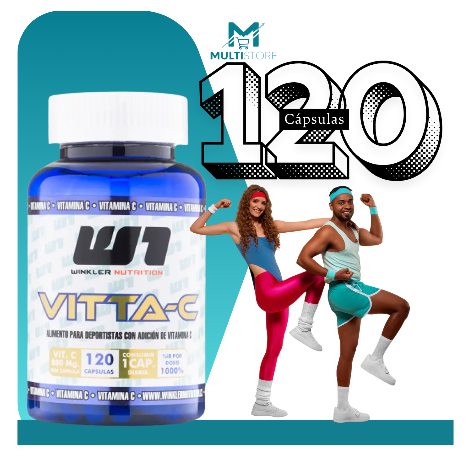Vitamina C Vitta-c 800mg Winkler Nutrition 120 Cáps 4 Meses -3