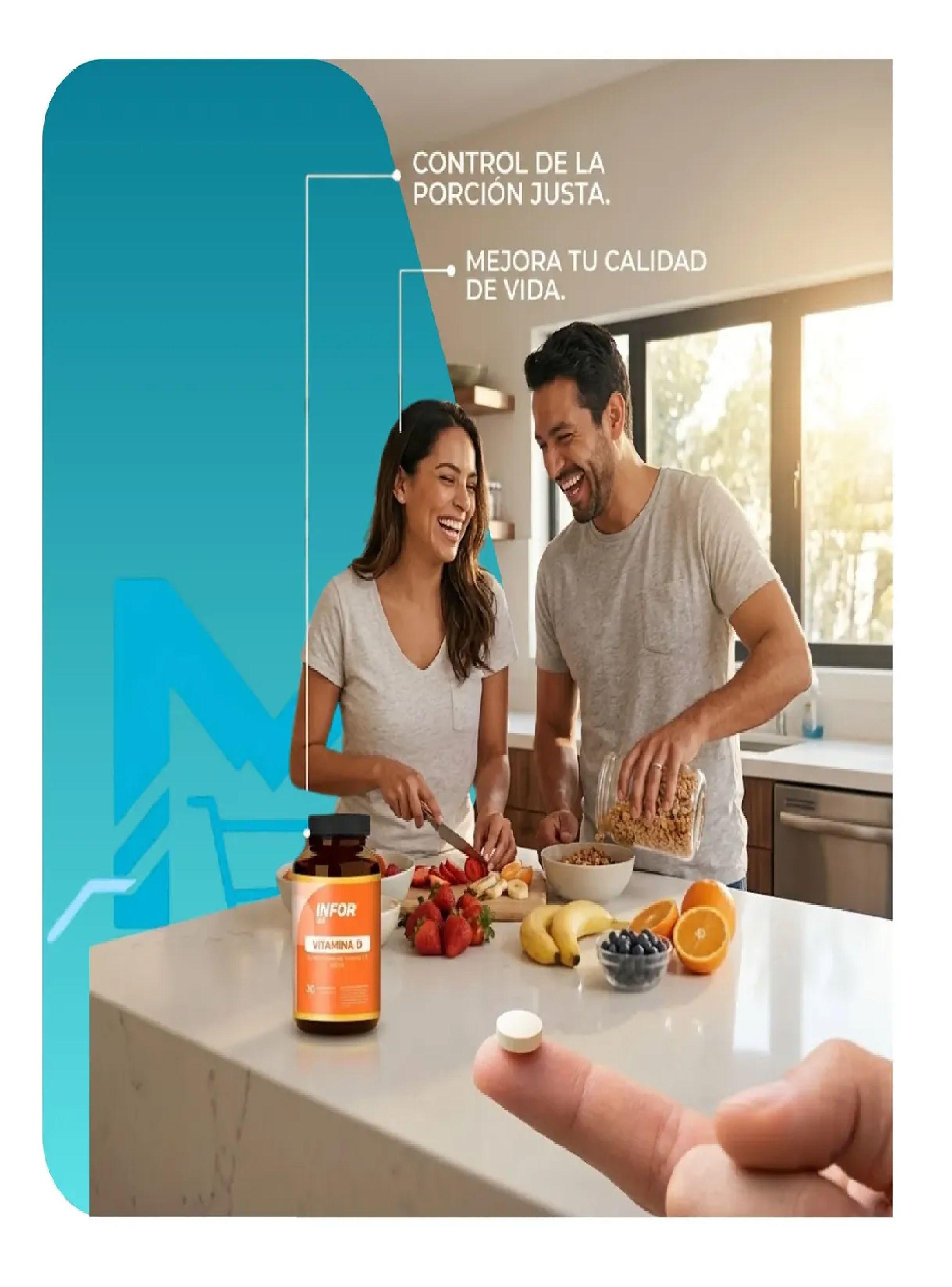 Vitamina D3 Inforvit 800 Ui 30 Comprimidos Defensas Y Huesos-3